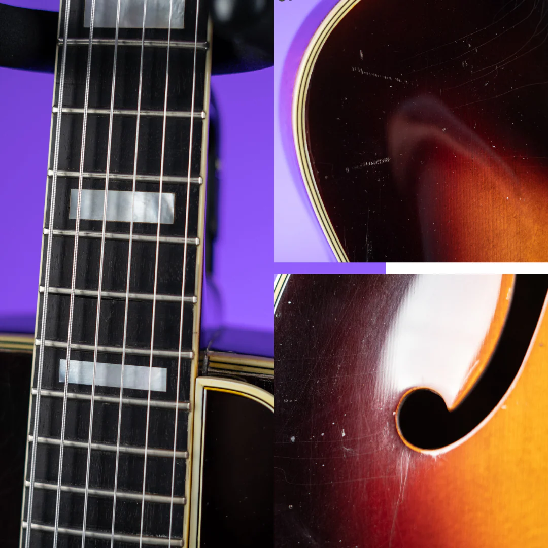 1940 D’Angelico Style B ArchTop Tobacco Burst - Image 6