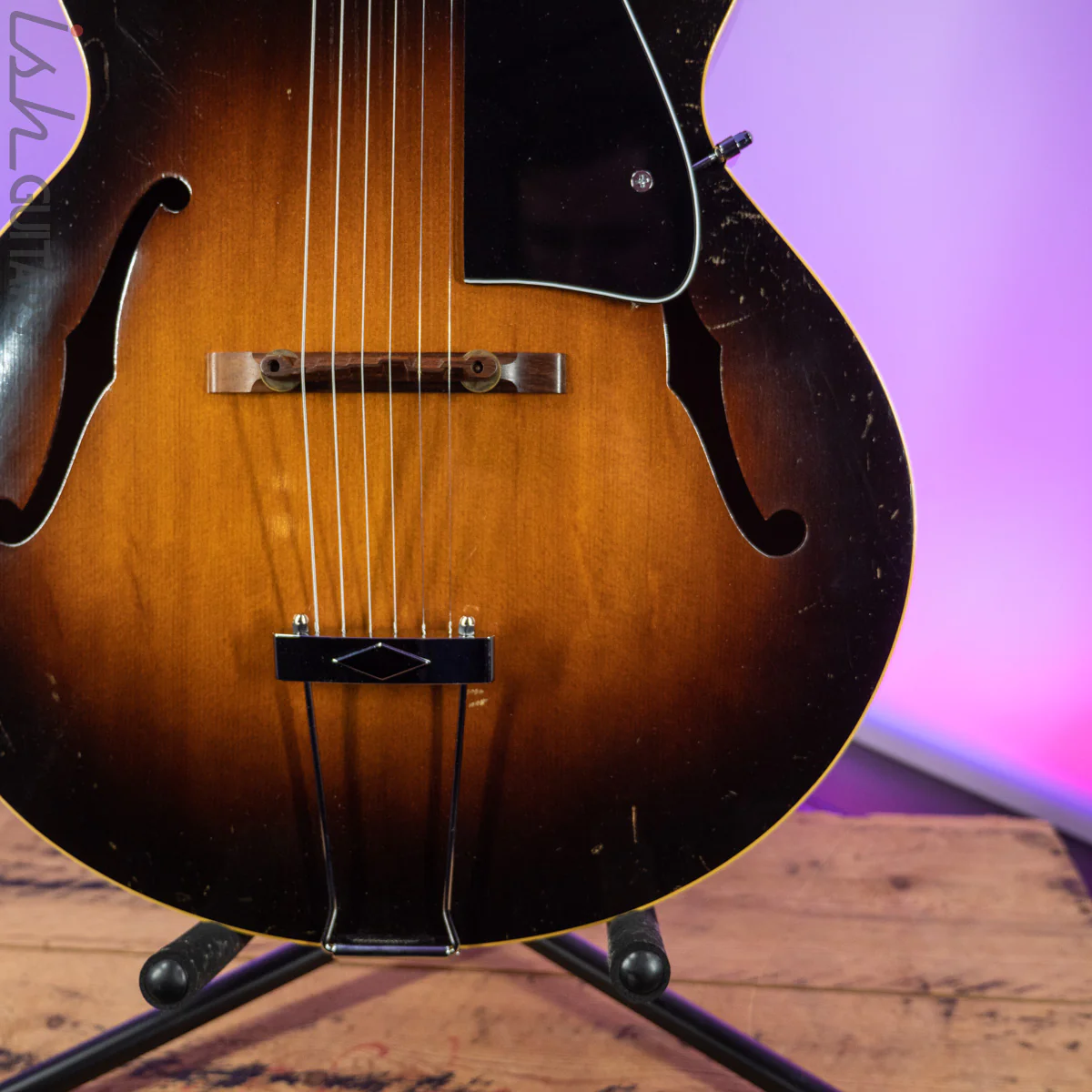 1950-1951 Gibson L-50 Archtop Sunburst Acoustic Guitar - Image 4