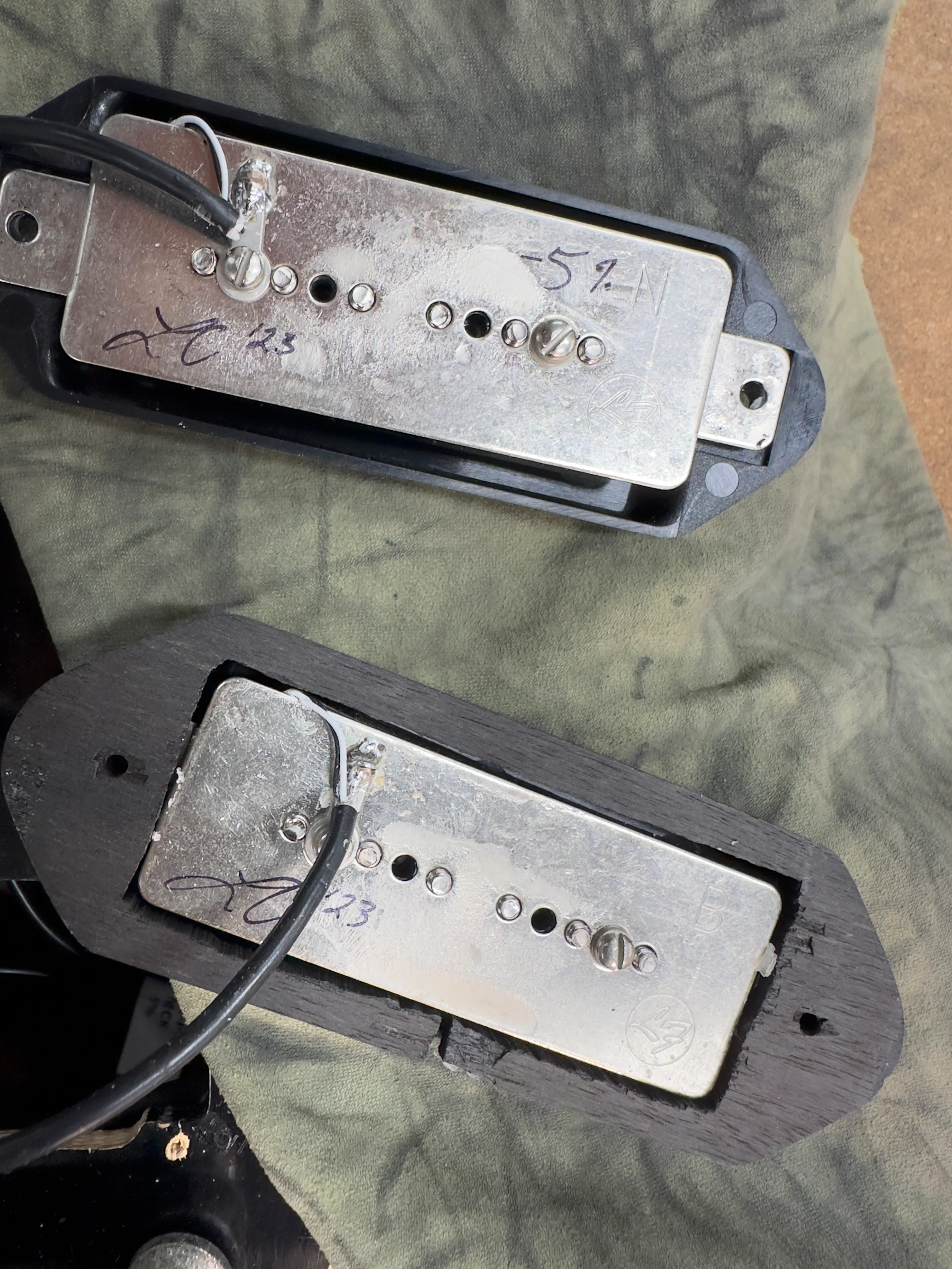 1952 Gibson ES-295 Black Refin - Image 23