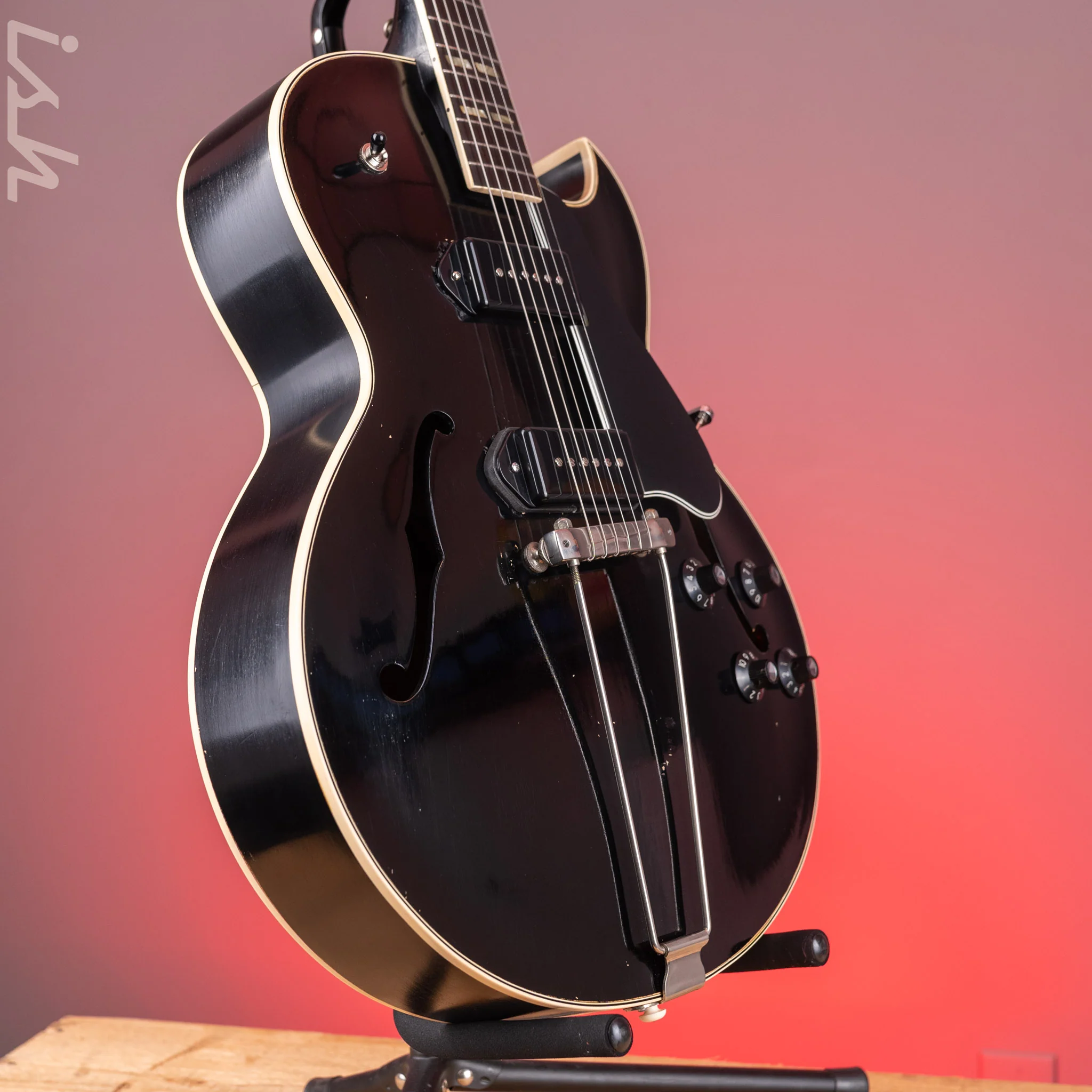 1952 Gibson ES-295 Black Refin - Image 3
