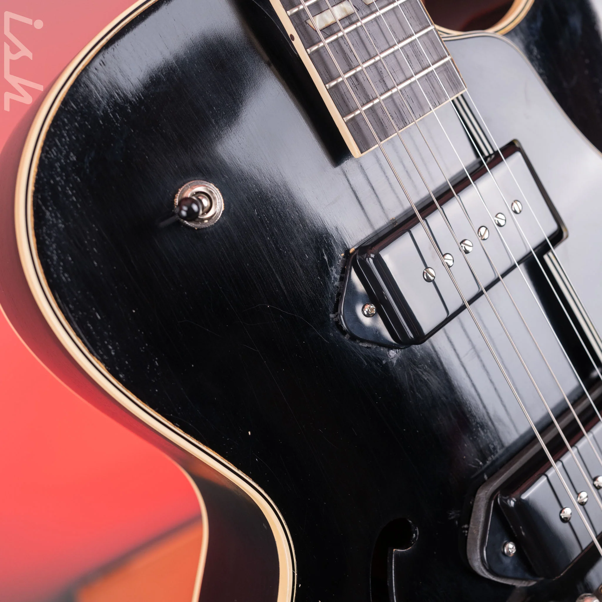 1952 Gibson ES-295 Black Refin - Image 7