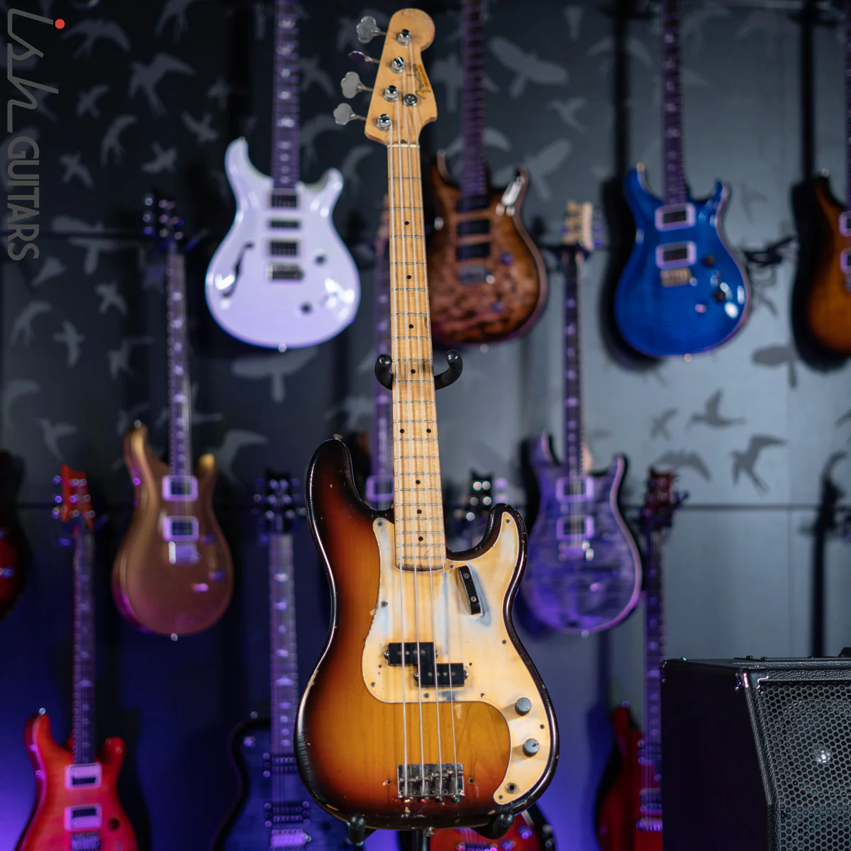 1958 Fender Precision Bass 3-Tone Sunburst - Image 2
