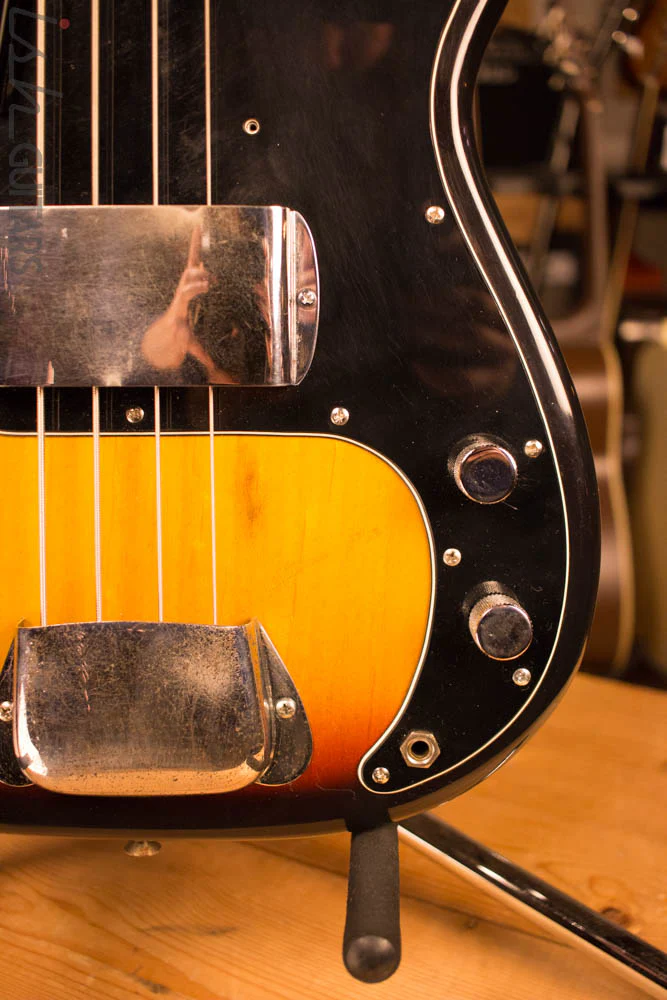 1960 Fender Precision Bass P Bass Refin 1962 Neck Vintage - Image 4