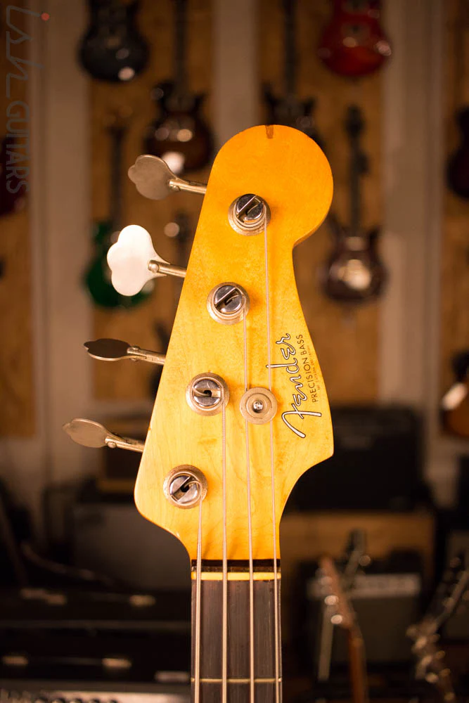1960 Fender Precision Bass P Bass Refin 1962 Neck Vintage - Image 5