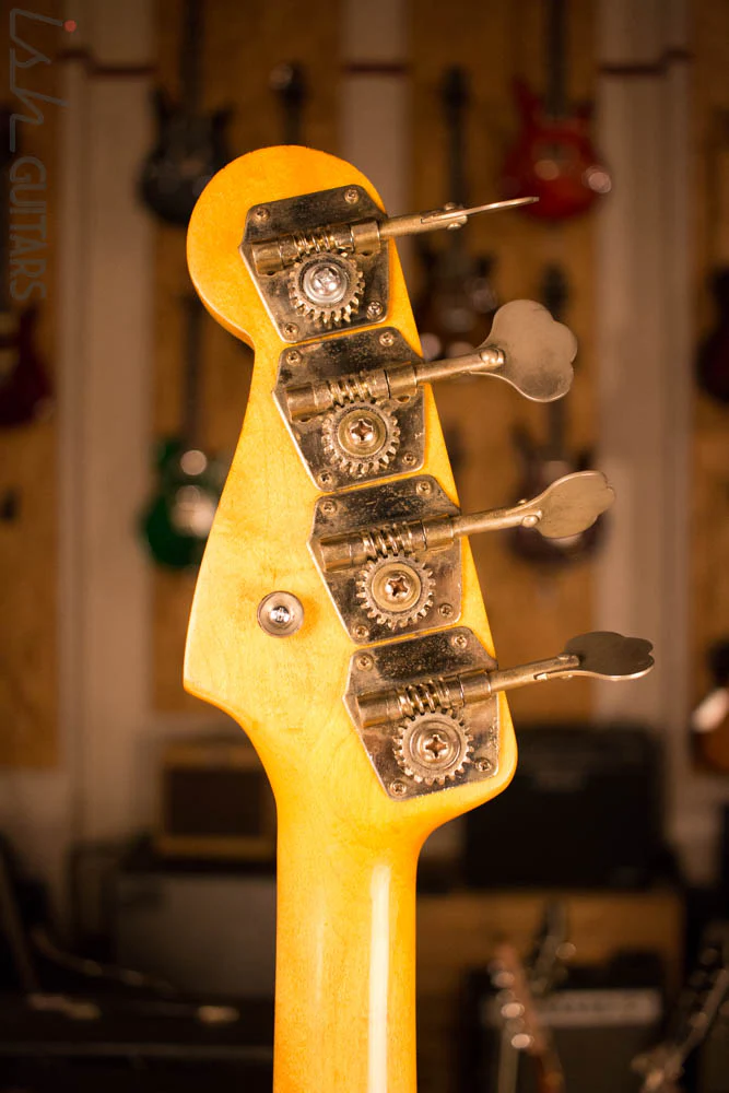 1960 Fender Precision Bass P Bass Refin 1962 Neck Vintage - Image 9