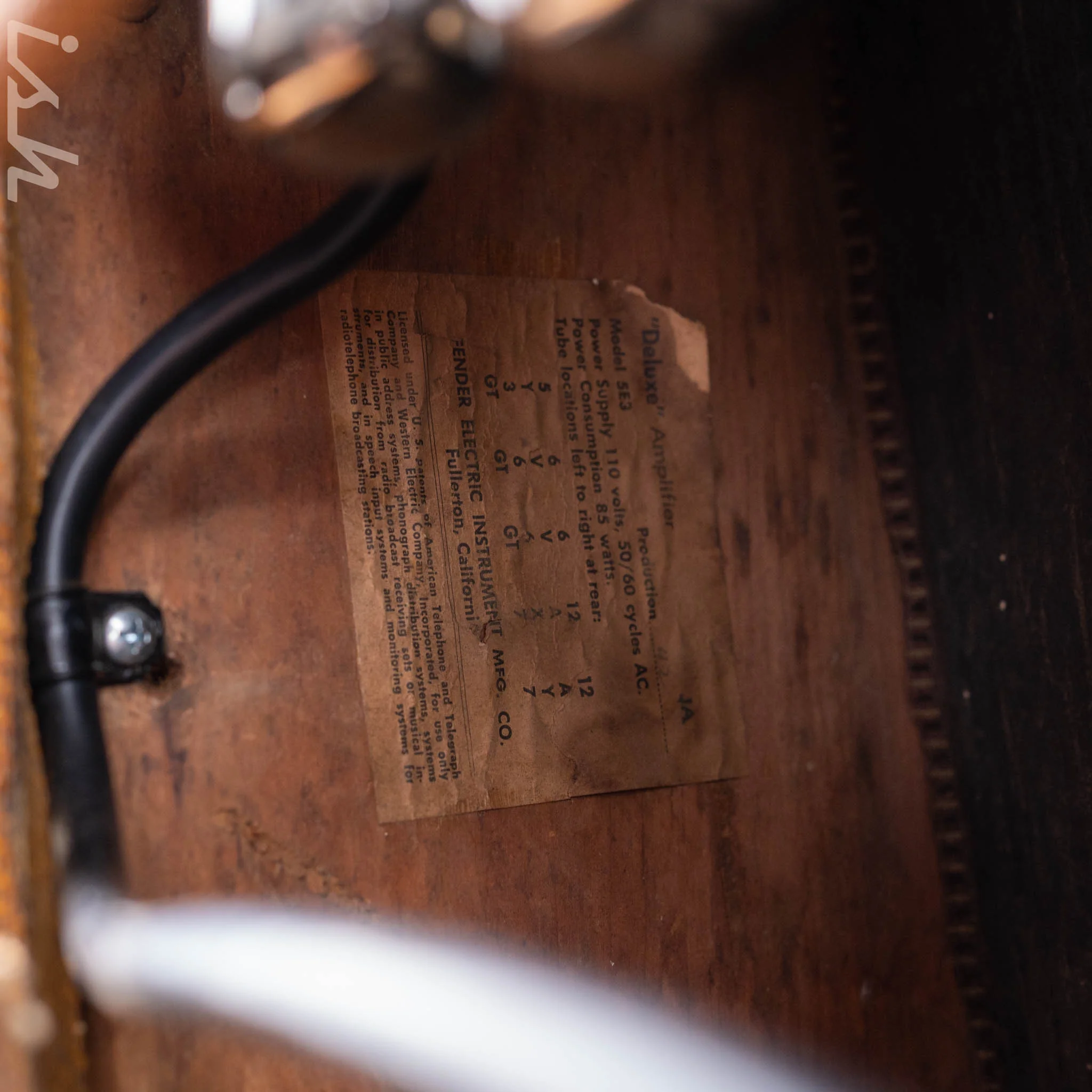 1960 Fender Tweed Deluxe 5E3 - Image 12