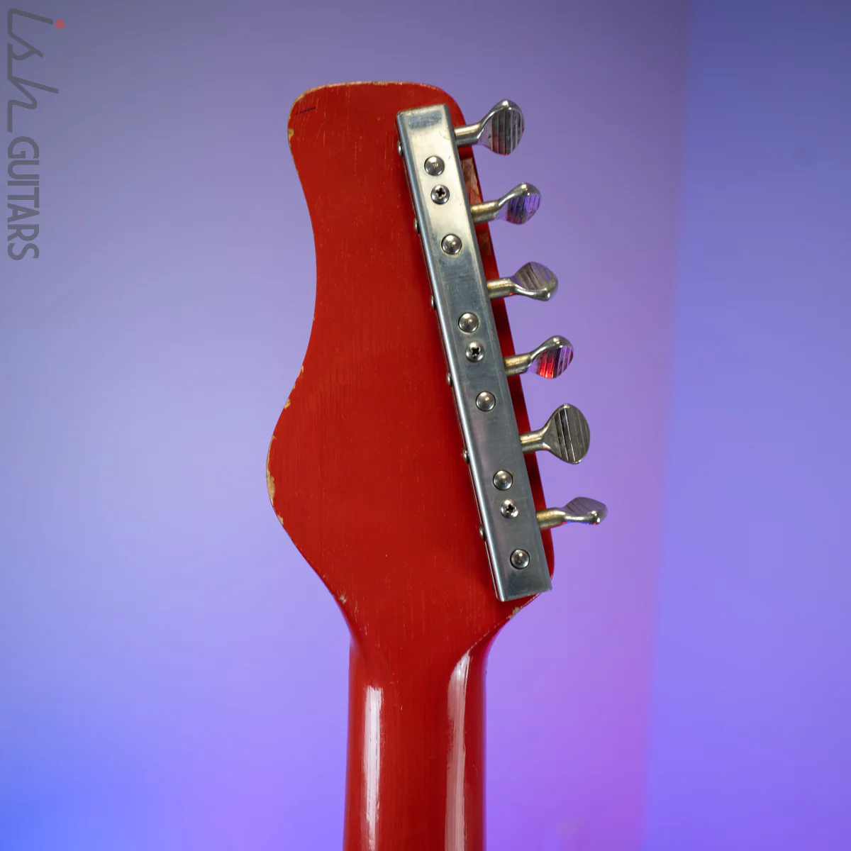 1960's Danelectro Hawk Red Solidbody - Image 20