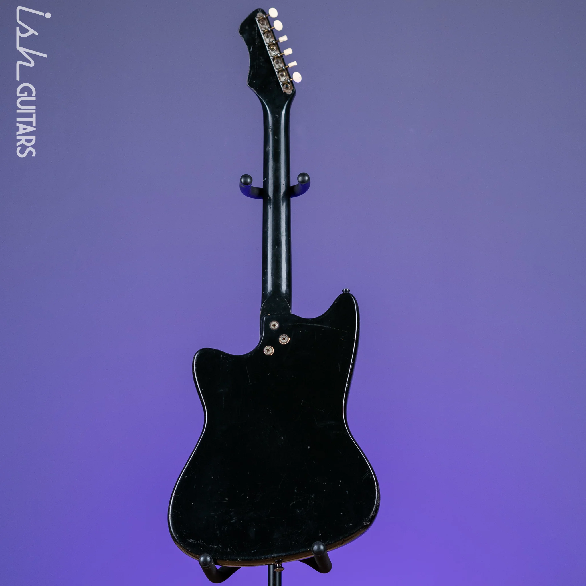 1960s Silvertone 1476 Bobcat Black - Image 12