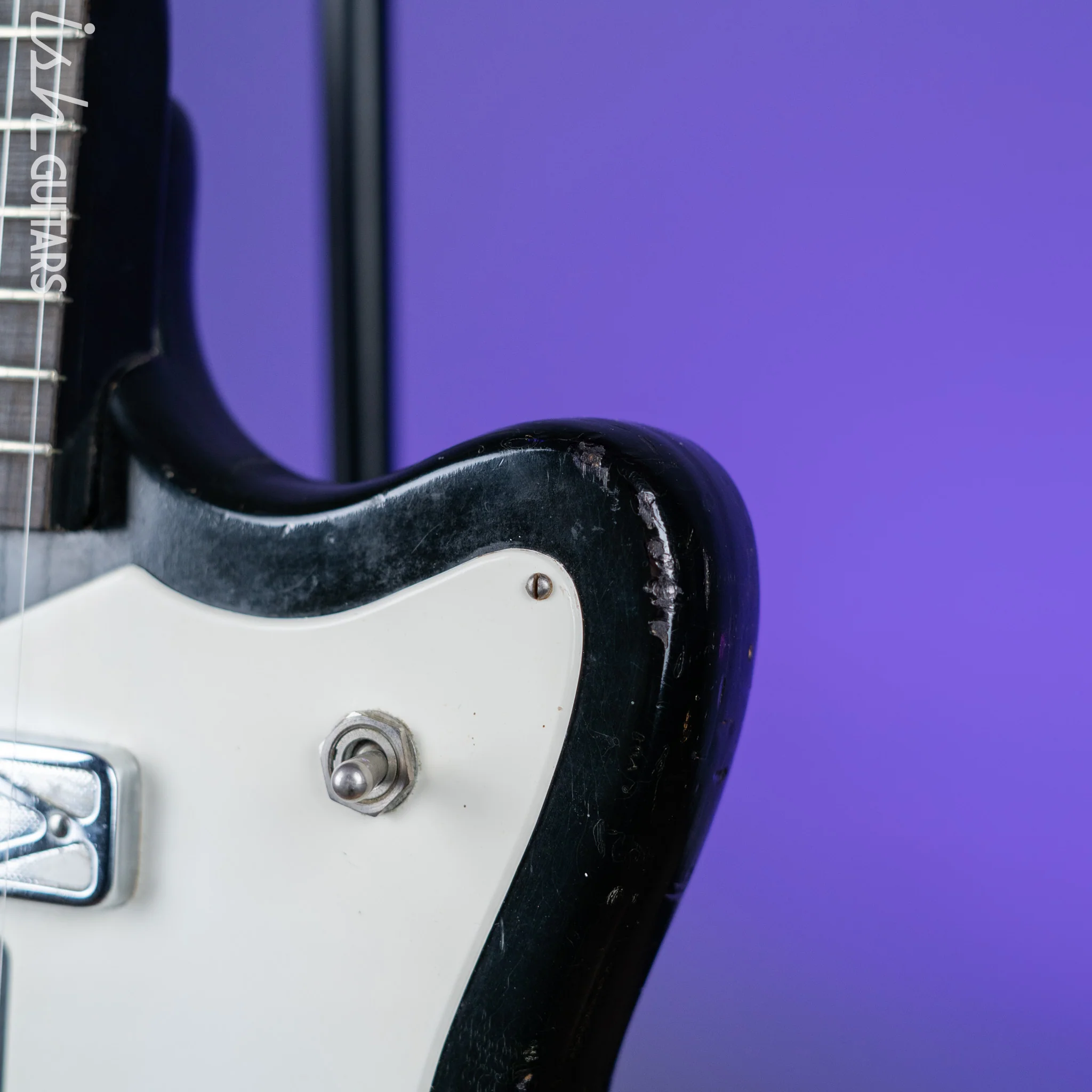 1960s Silvertone 1476 Bobcat Black - Image 9