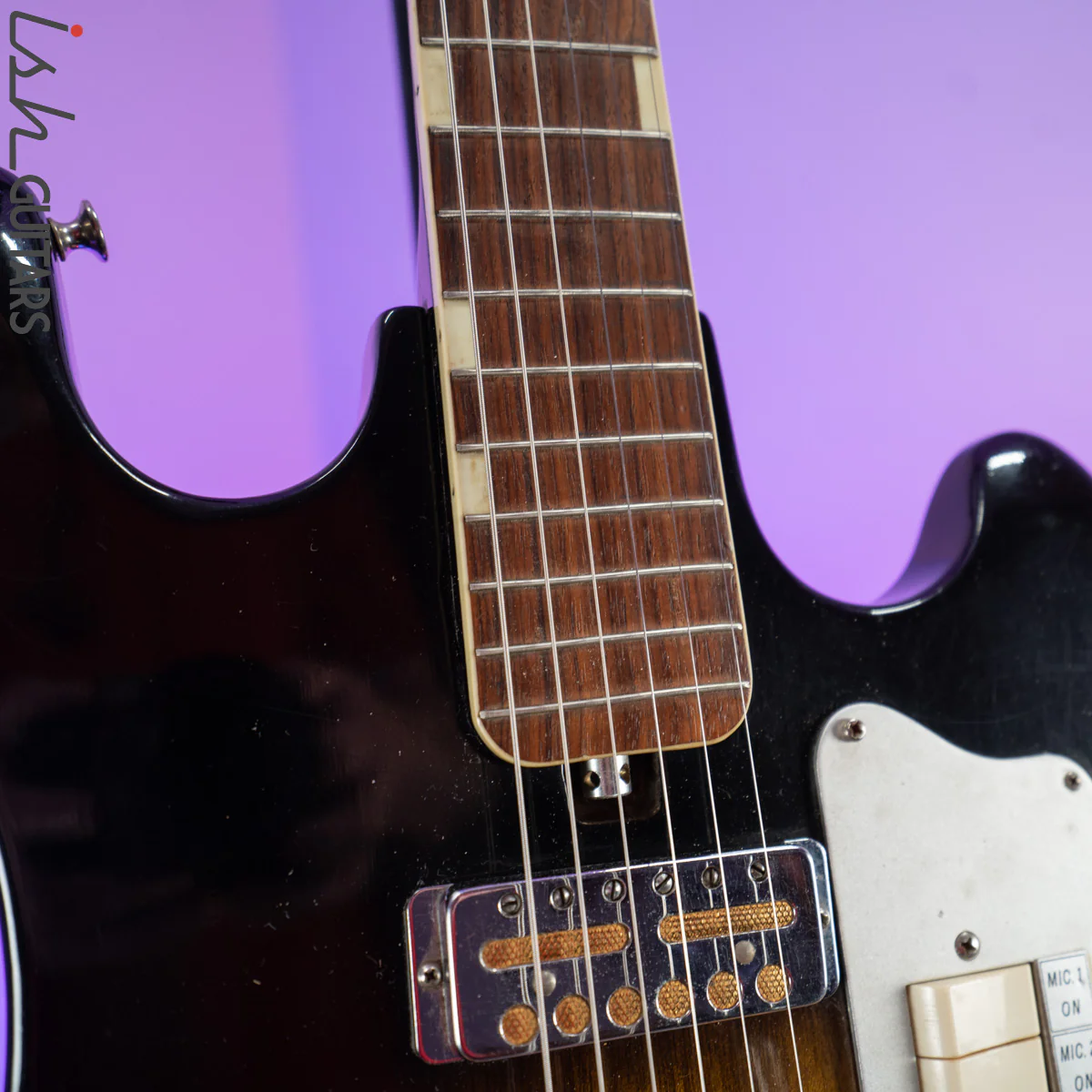 1960s Teisco Del Ray ET-220 Sunburst - Image 5