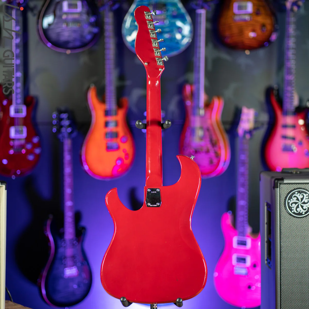 1960s Teisco Domino Red Electric Guitar MIJ - Image 10