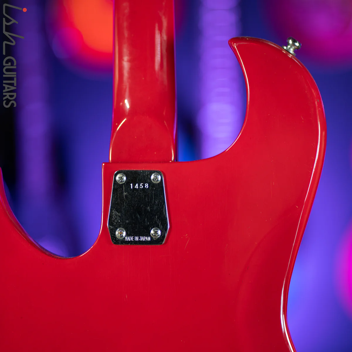 1960s Teisco Domino Red Electric Guitar MIJ - Image 12