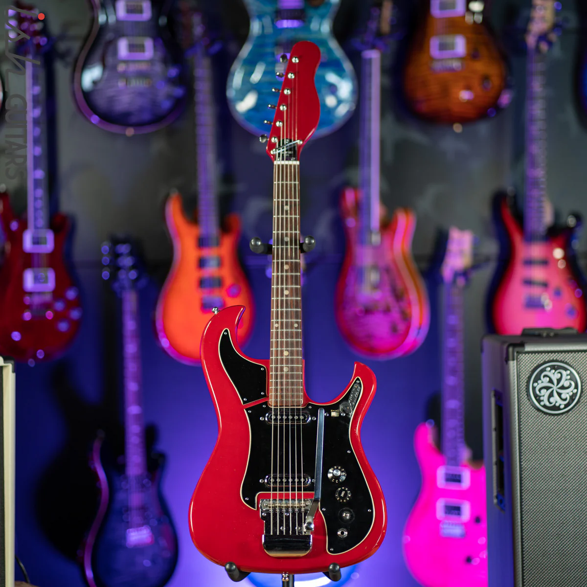 1960s Teisco Domino Red Electric Guitar MIJ - Image 2