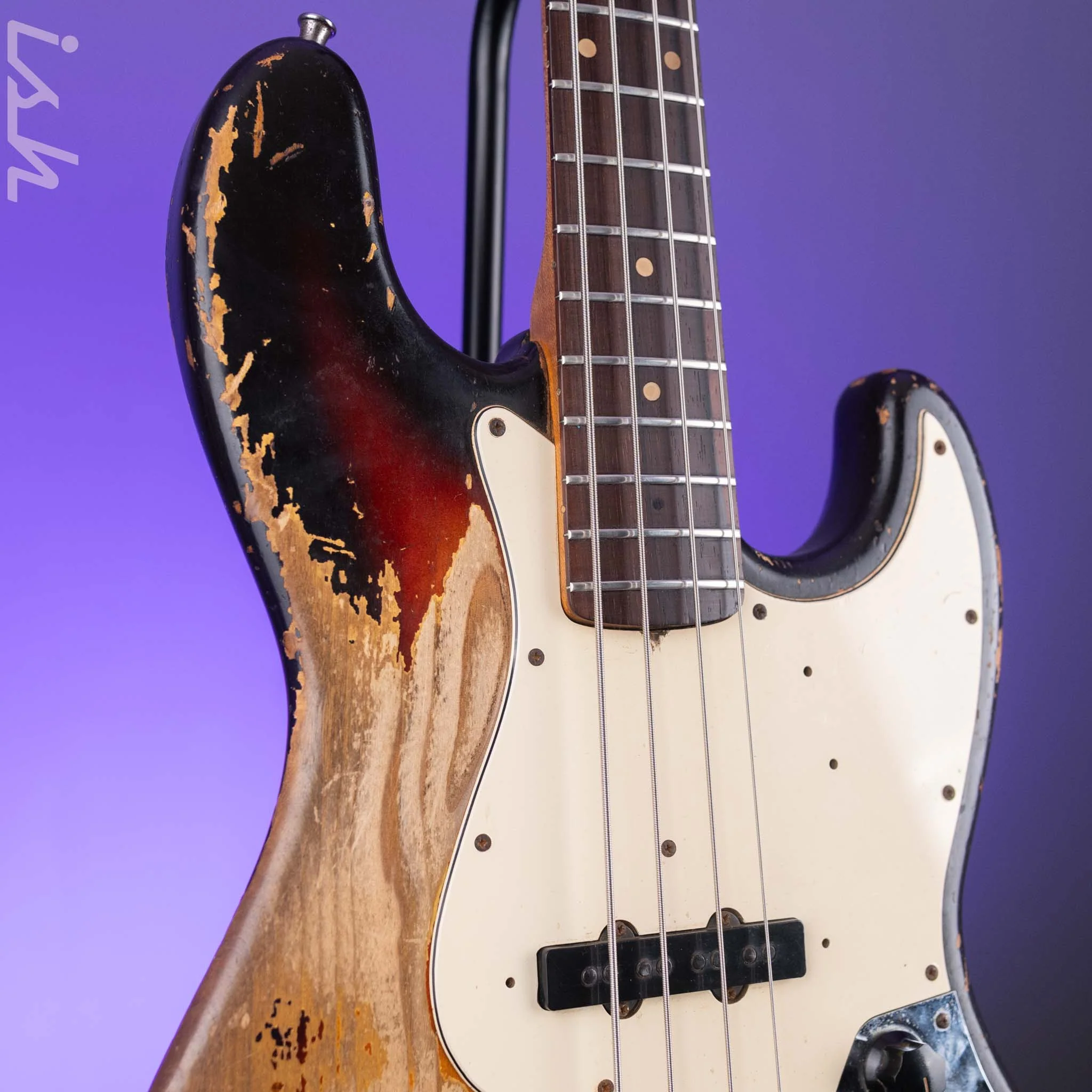 1962 Fender Jazz Bass Sunburst Pre-CBS - Image 3