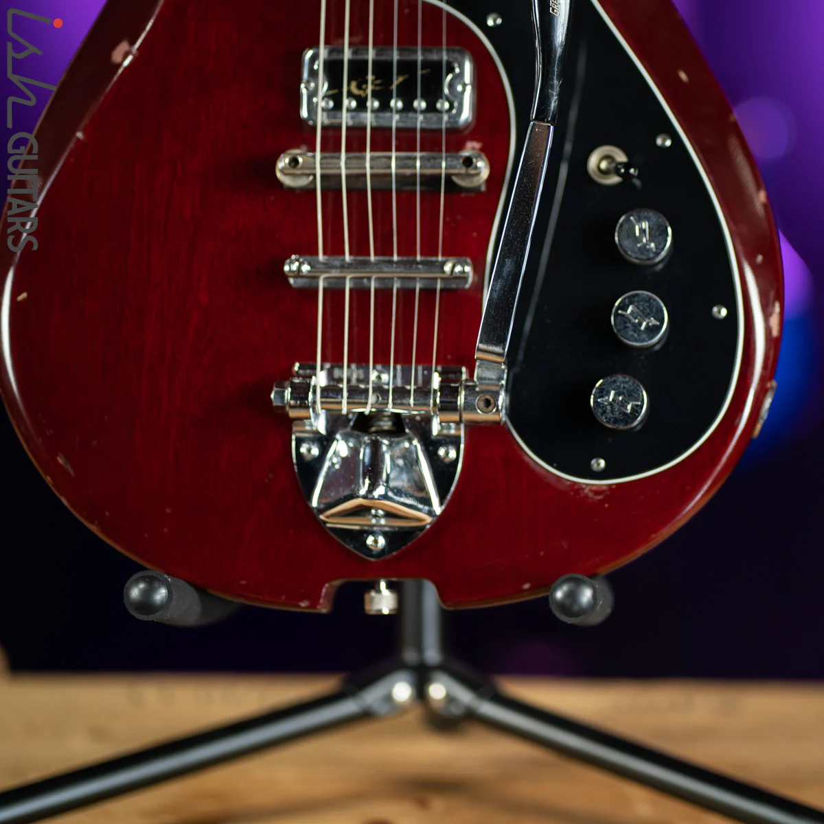 1964 Gretsch Corvette 6135 Cherry Dual Pickups - Image 4