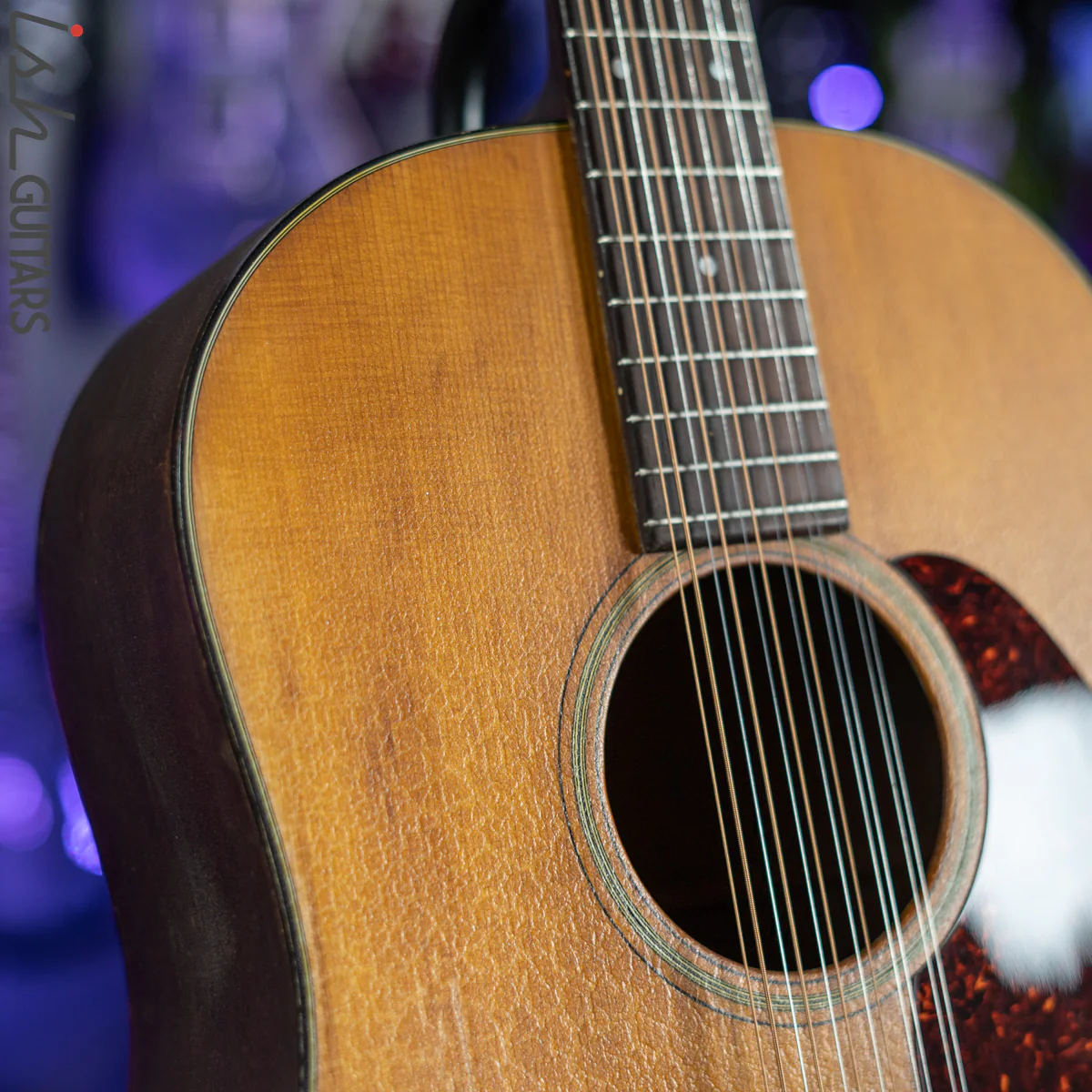 1964 Martin D12-20 12-String Acoustic Guitar Natural - Image 7