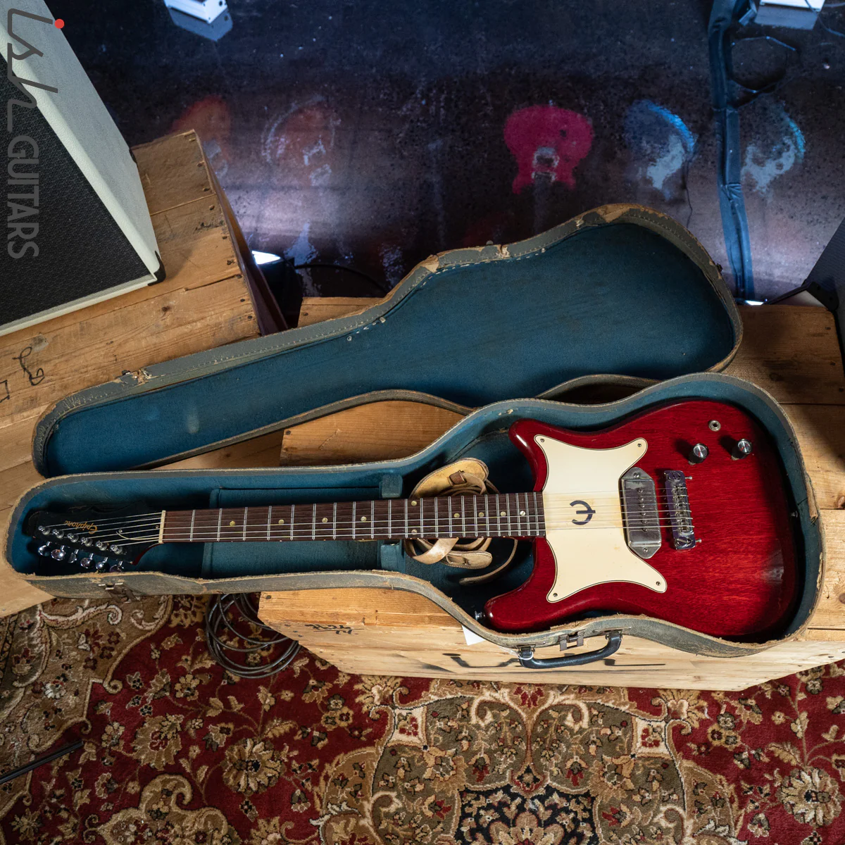 1965 Epiphone SB-533 Coronet Red - Image 22