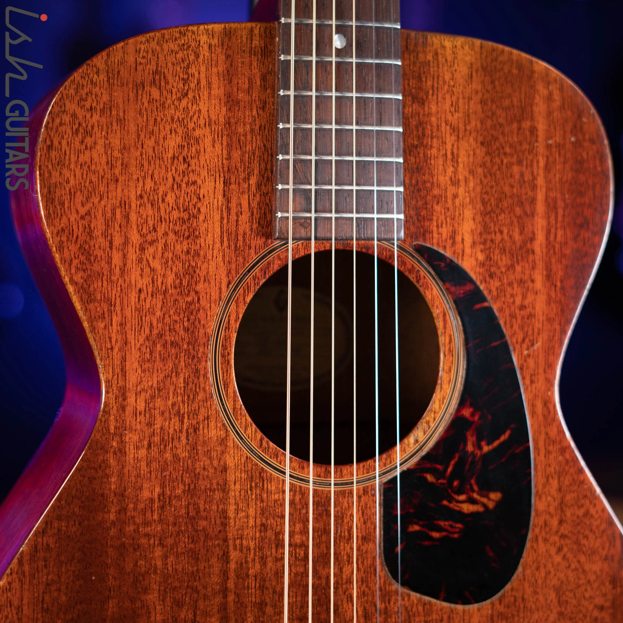 1965 Guild M-20 Acoustic Guitar Natural - Image 3