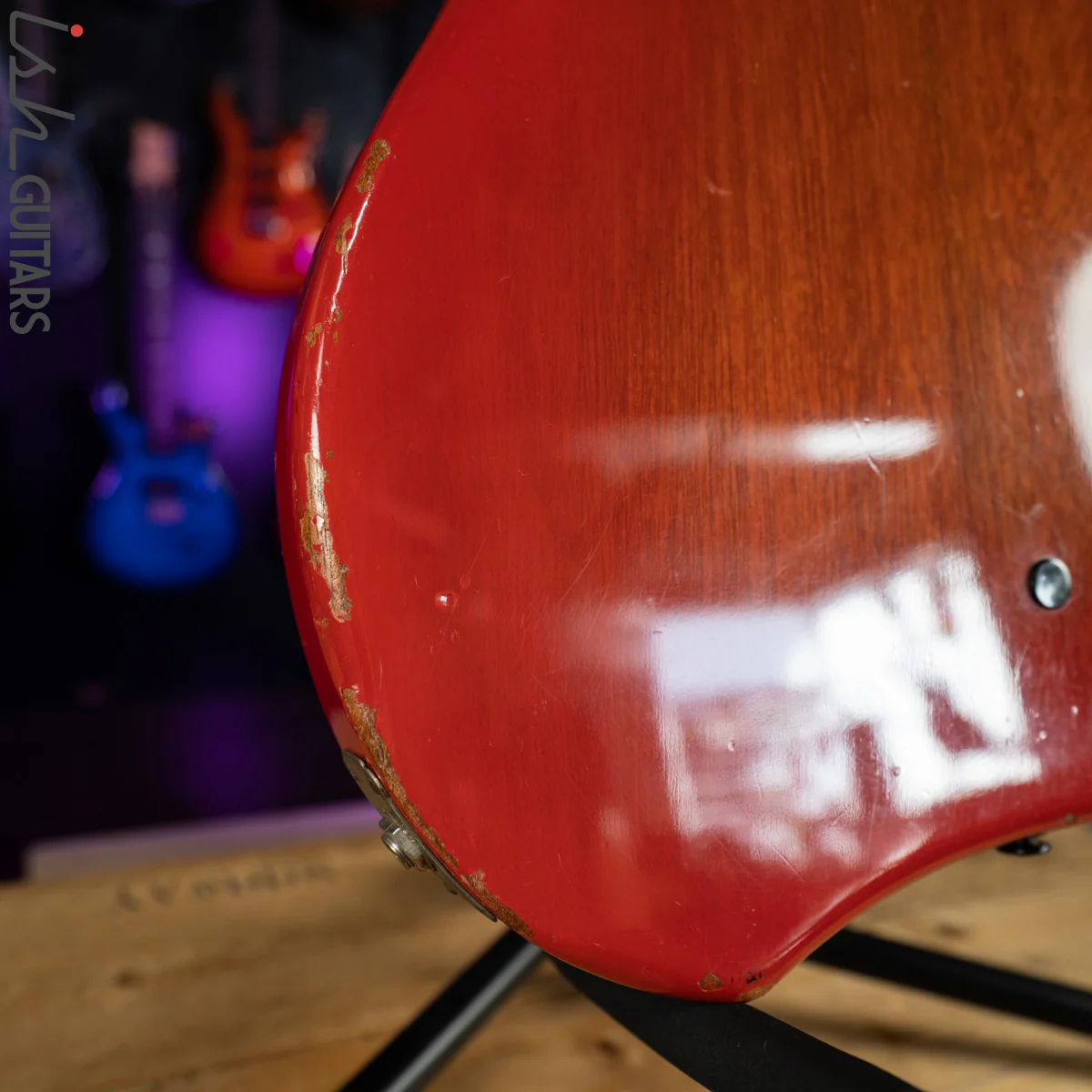 1965 Hagstrom Corvette Red Sunburst - Image 12