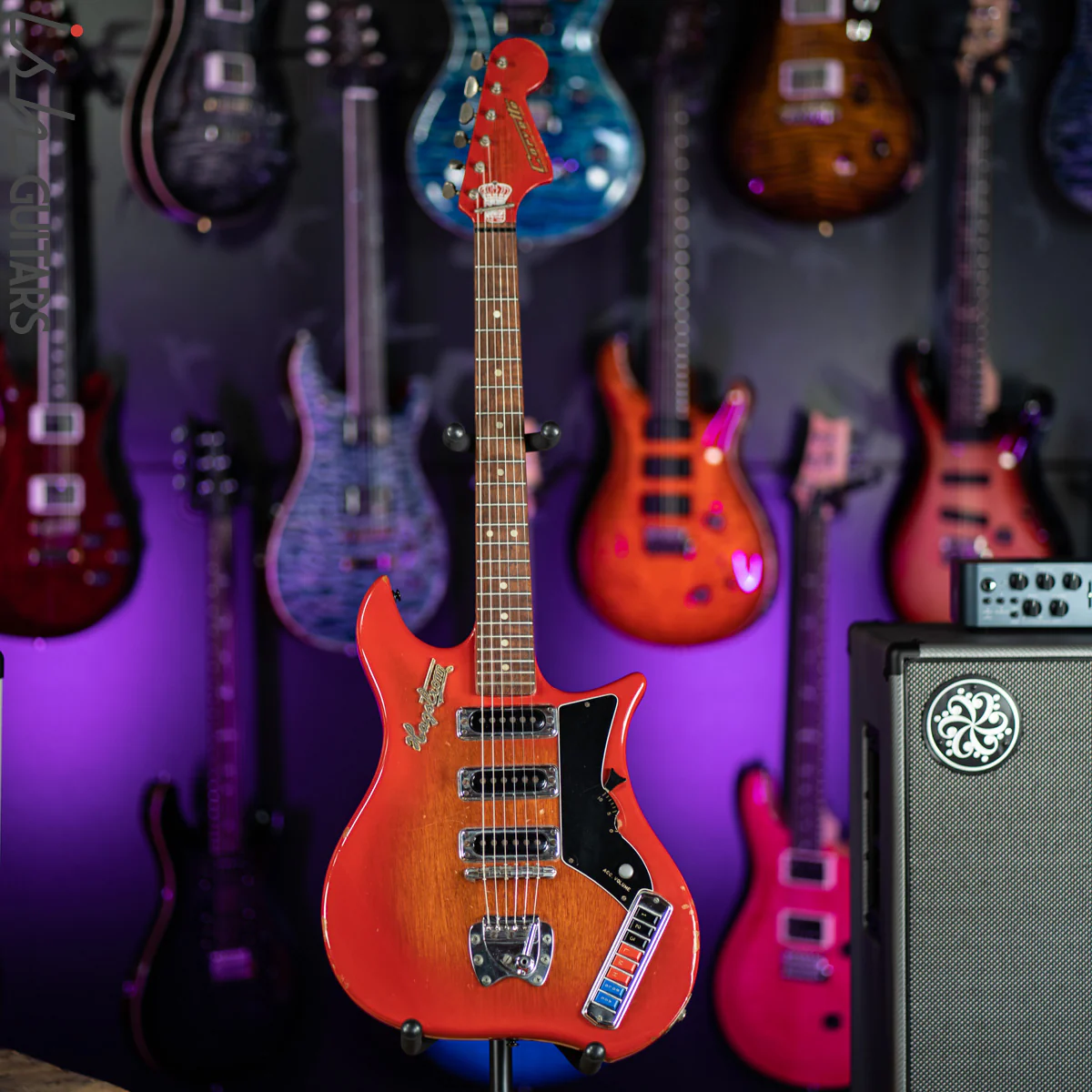 1965 Hagstrom Corvette Red Sunburst - Image 2