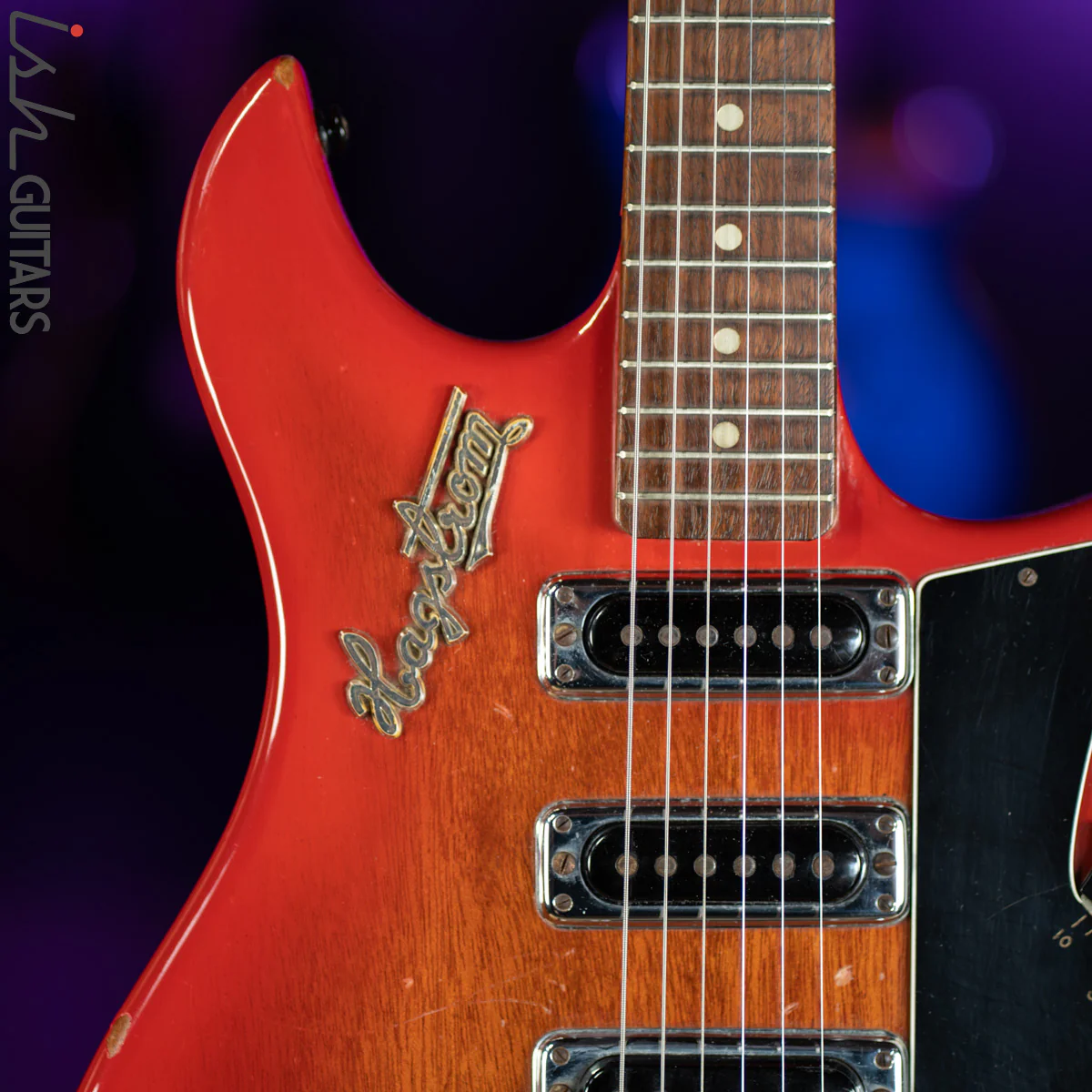 1965 Hagstrom Corvette Red Sunburst - Image 3