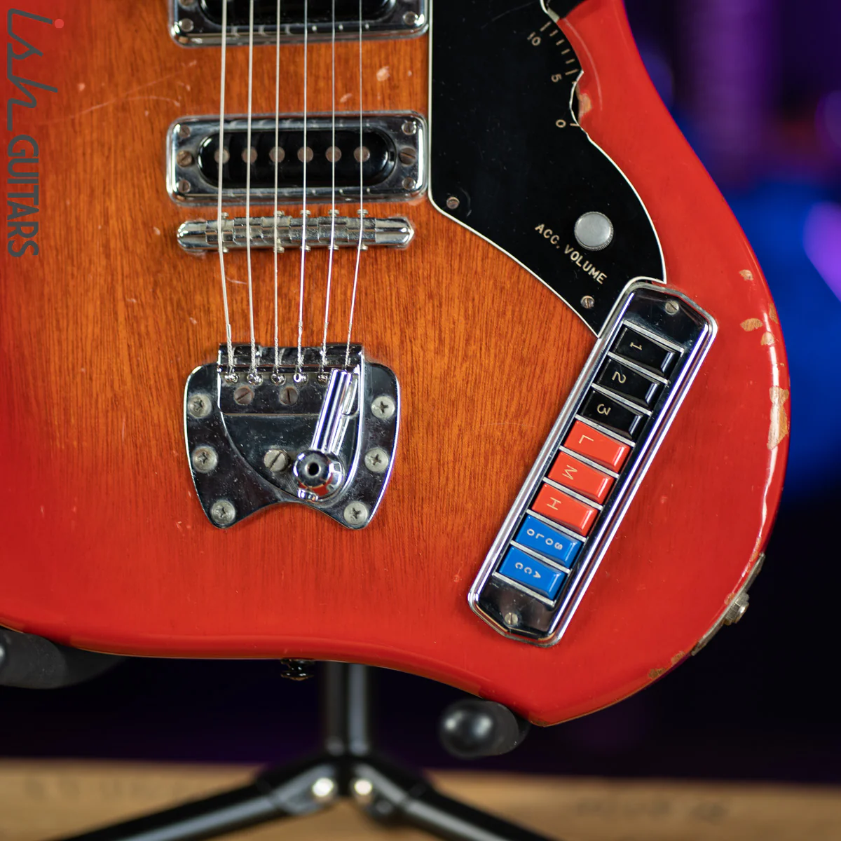1965 Hagstrom Corvette Red Sunburst - Image 4
