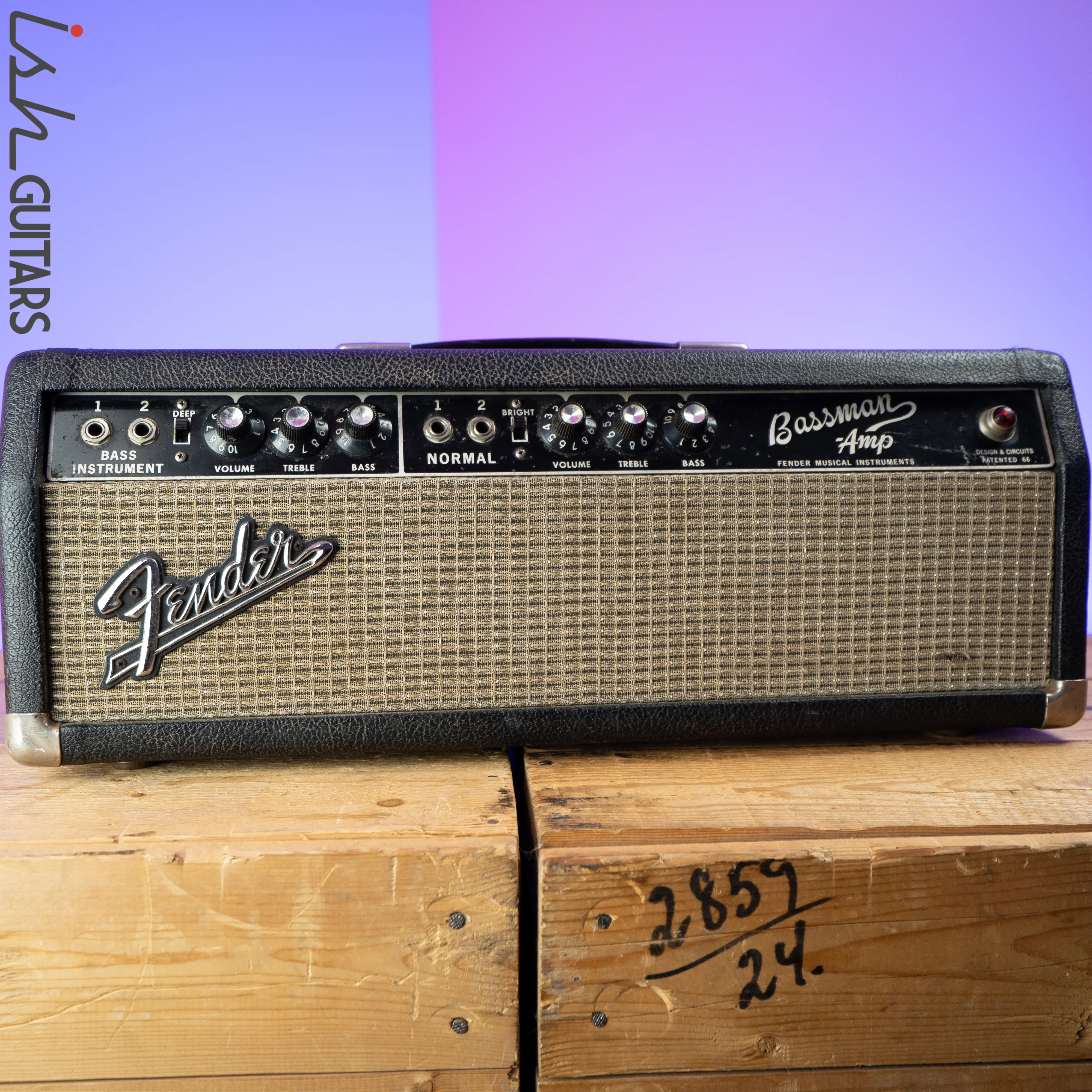 1966 Fender Bassman Blackface Head