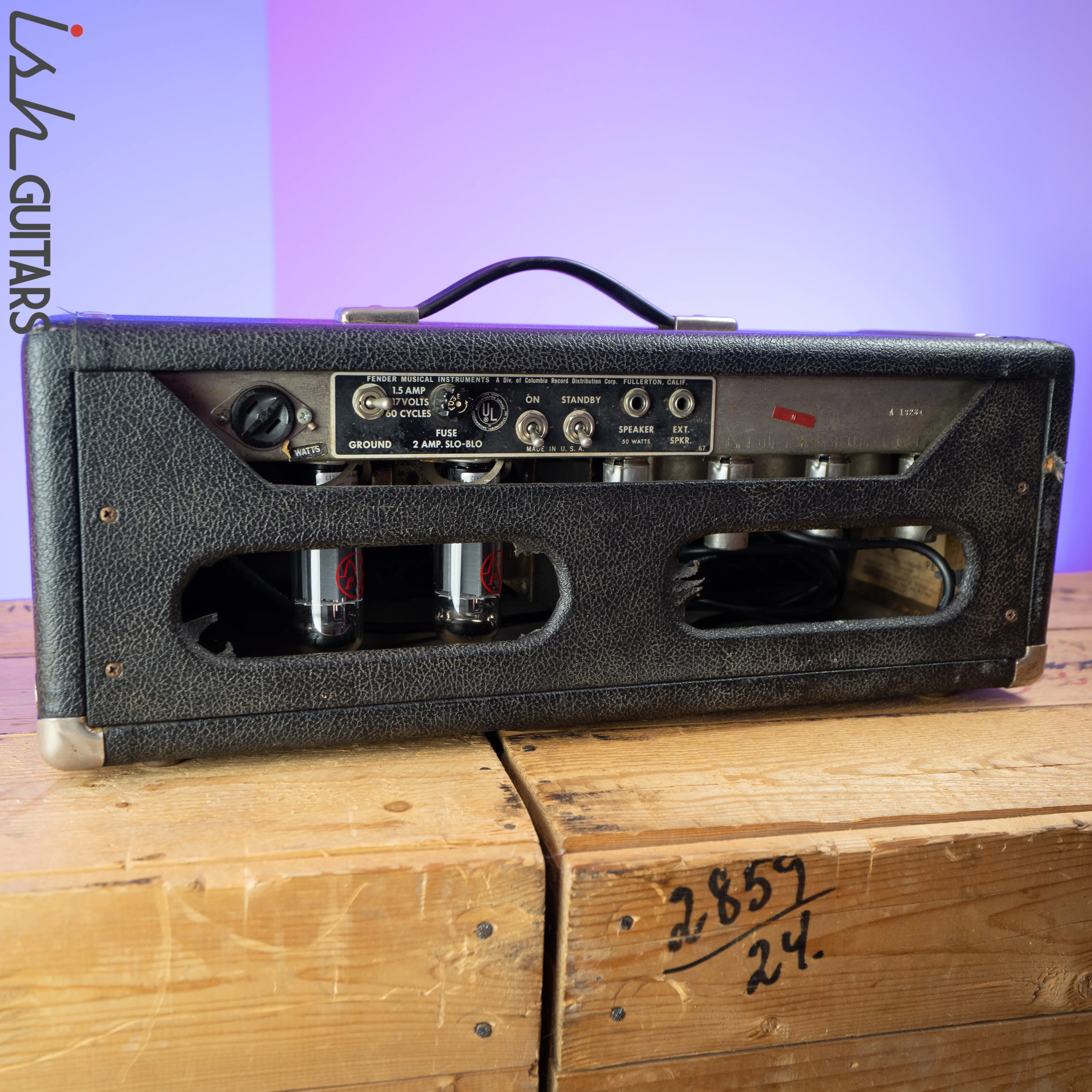 1966 Fender Bassman Blackface Head - Image 6