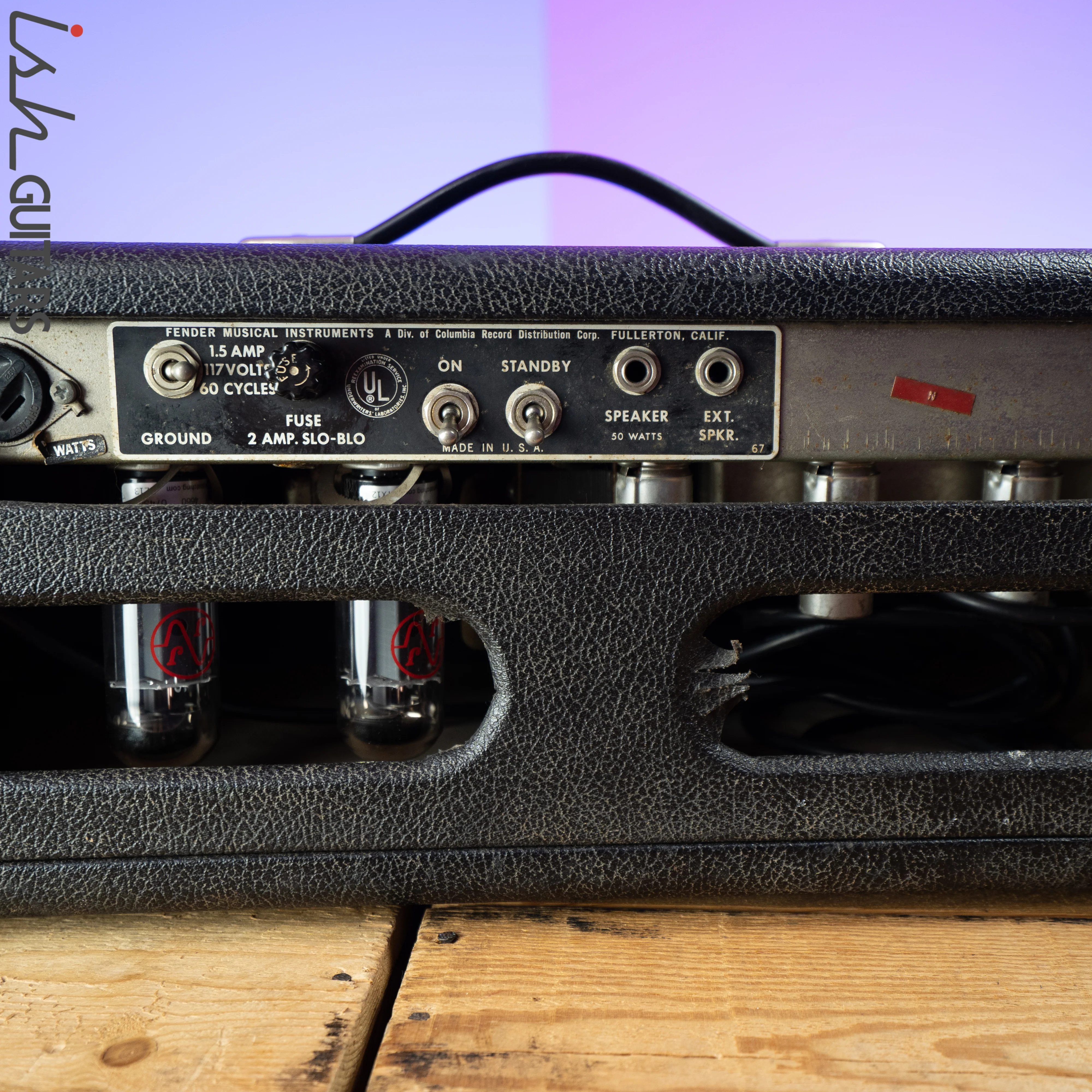 1966 Fender Bassman Blackface Head - Image 8