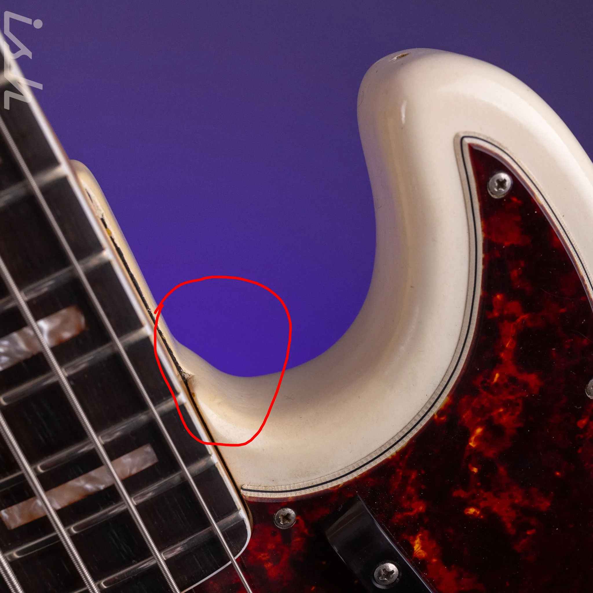 1966 Fender Jazz Bass Refin White - Image 15