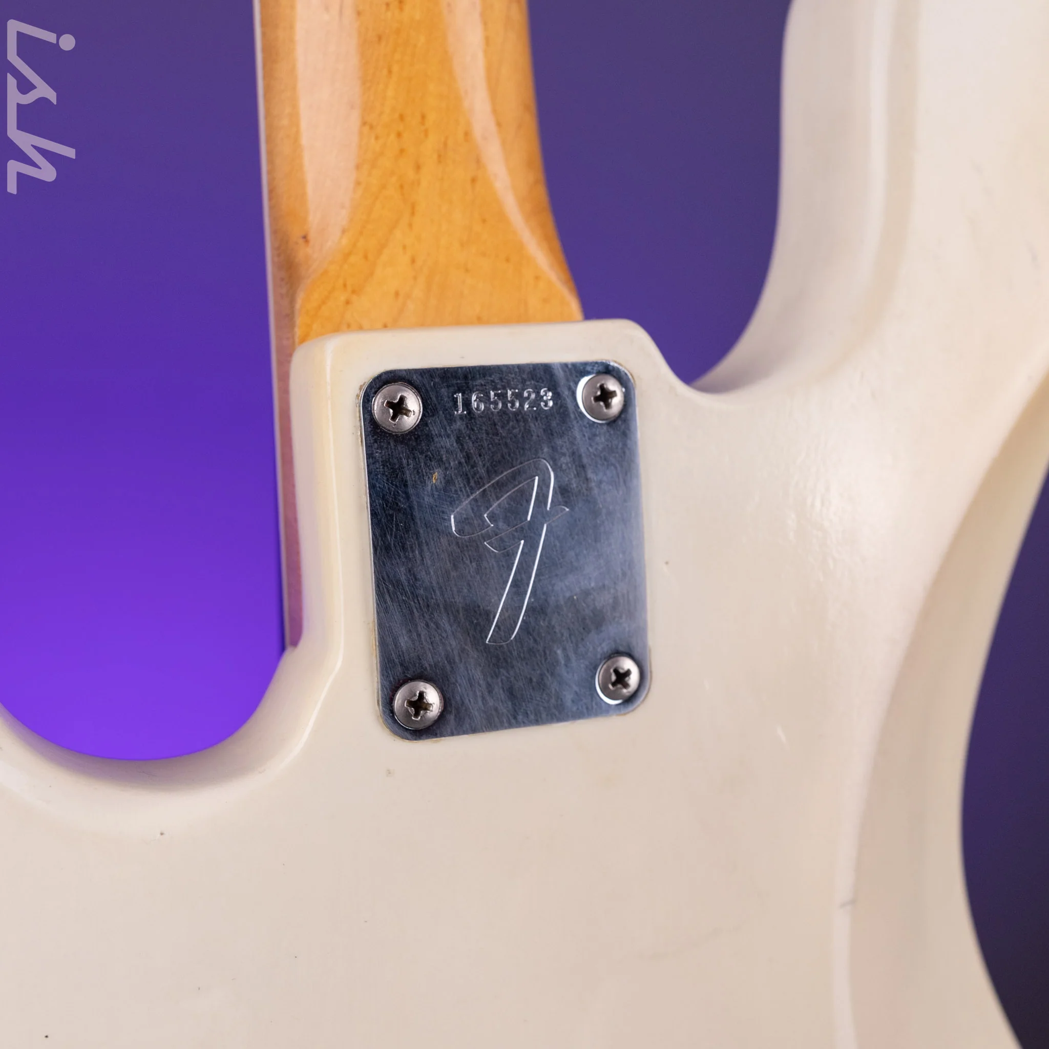 1966 Fender Jazz Bass Refin White - Image 20