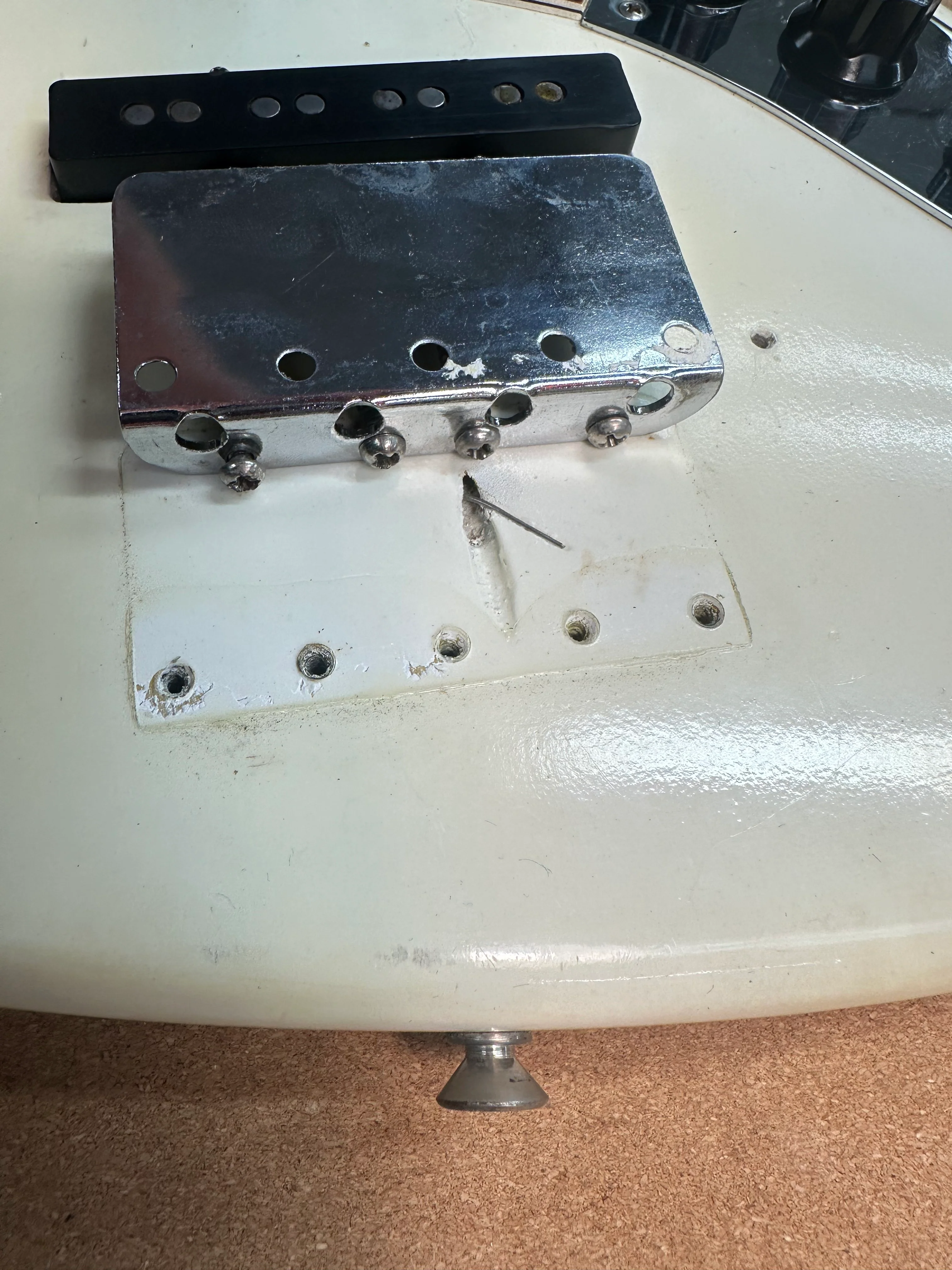 1966 Fender Jazz Bass Refin White - Image 32