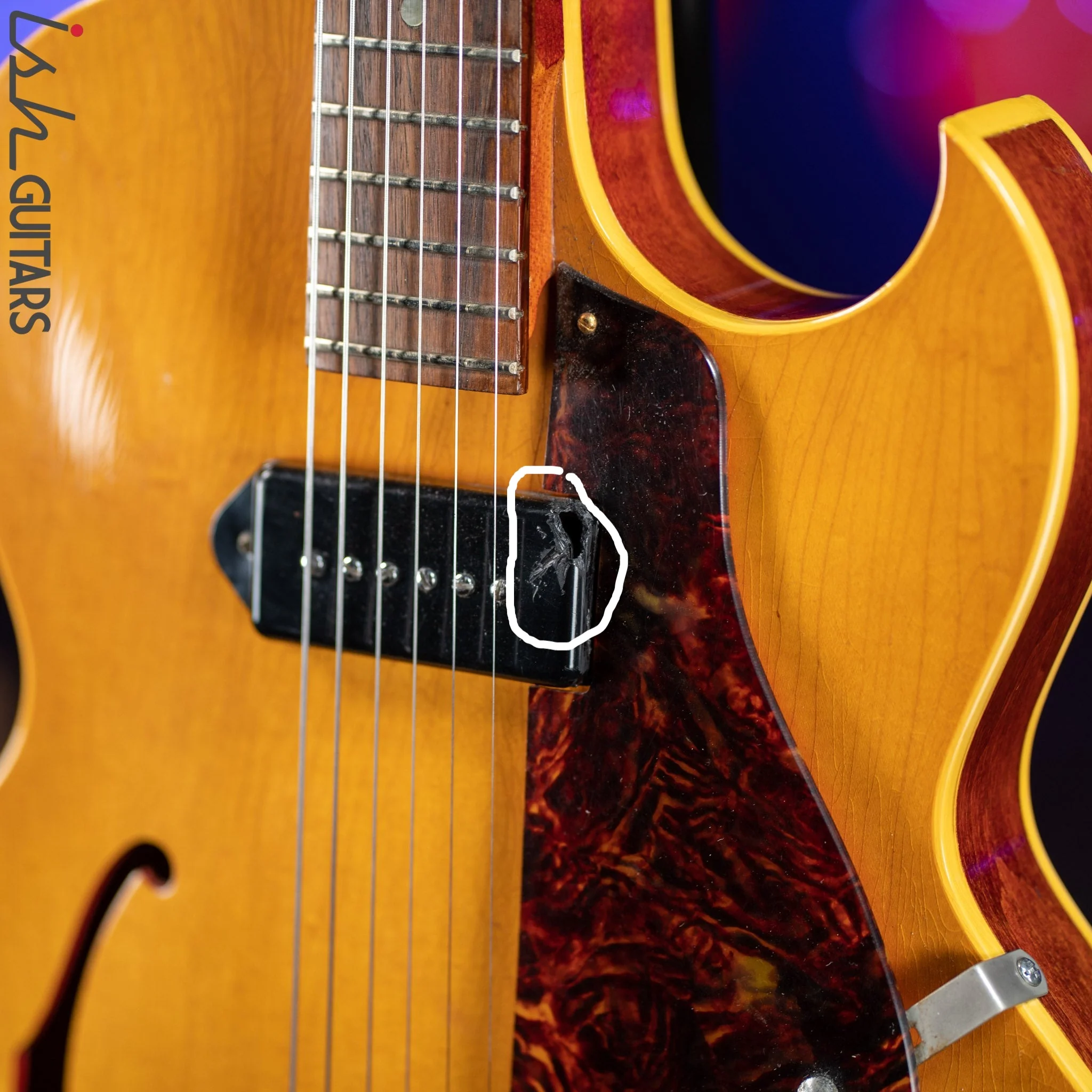 1966 Gibson ES-125TC Amber - Image 5
