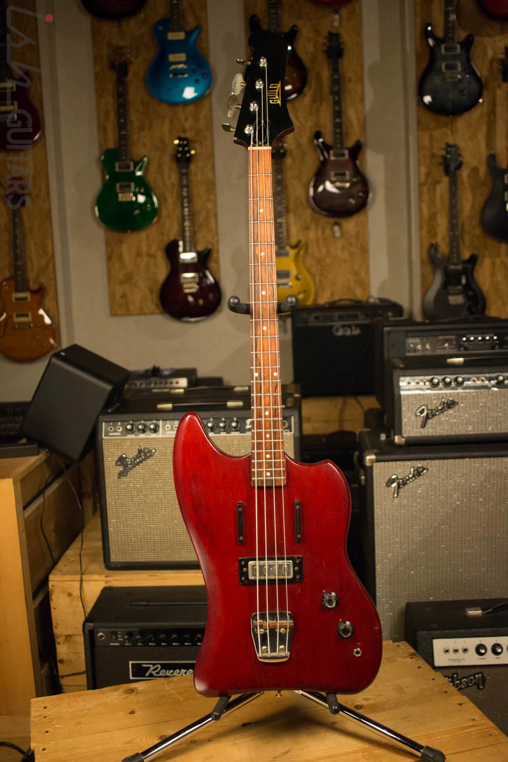 1966 Guild Jet Star Bass Cherry - Image 2