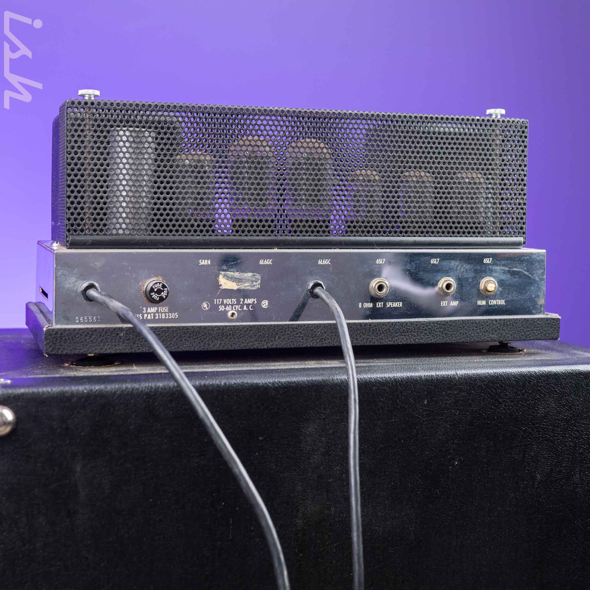 1967 Ampeg B-15N Black Smooth Tolex 1 Owner w/ Warranty Card - Image 16