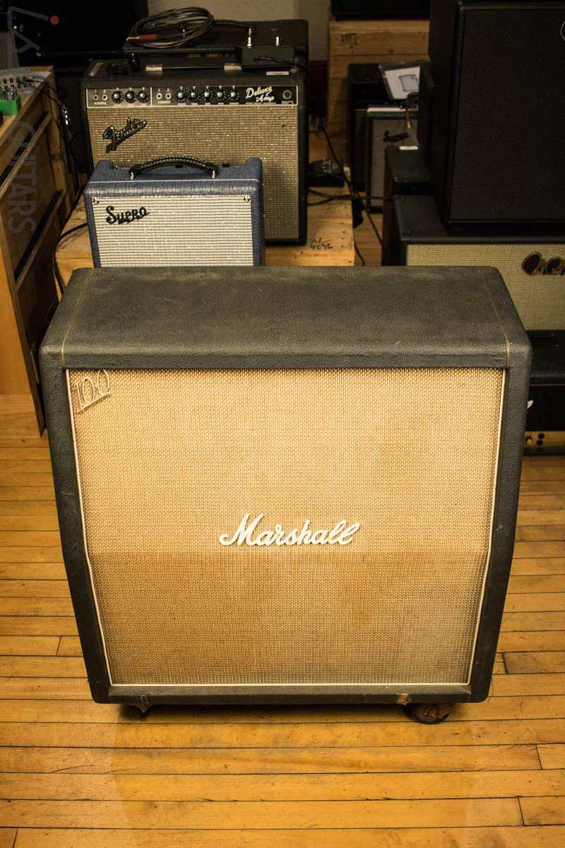 1968 Marshall Plexi Amplifier Head & 68/69 Marshall Slant 4x12 Cabinet w/ Magus Ultimate Attenuator - Image 16