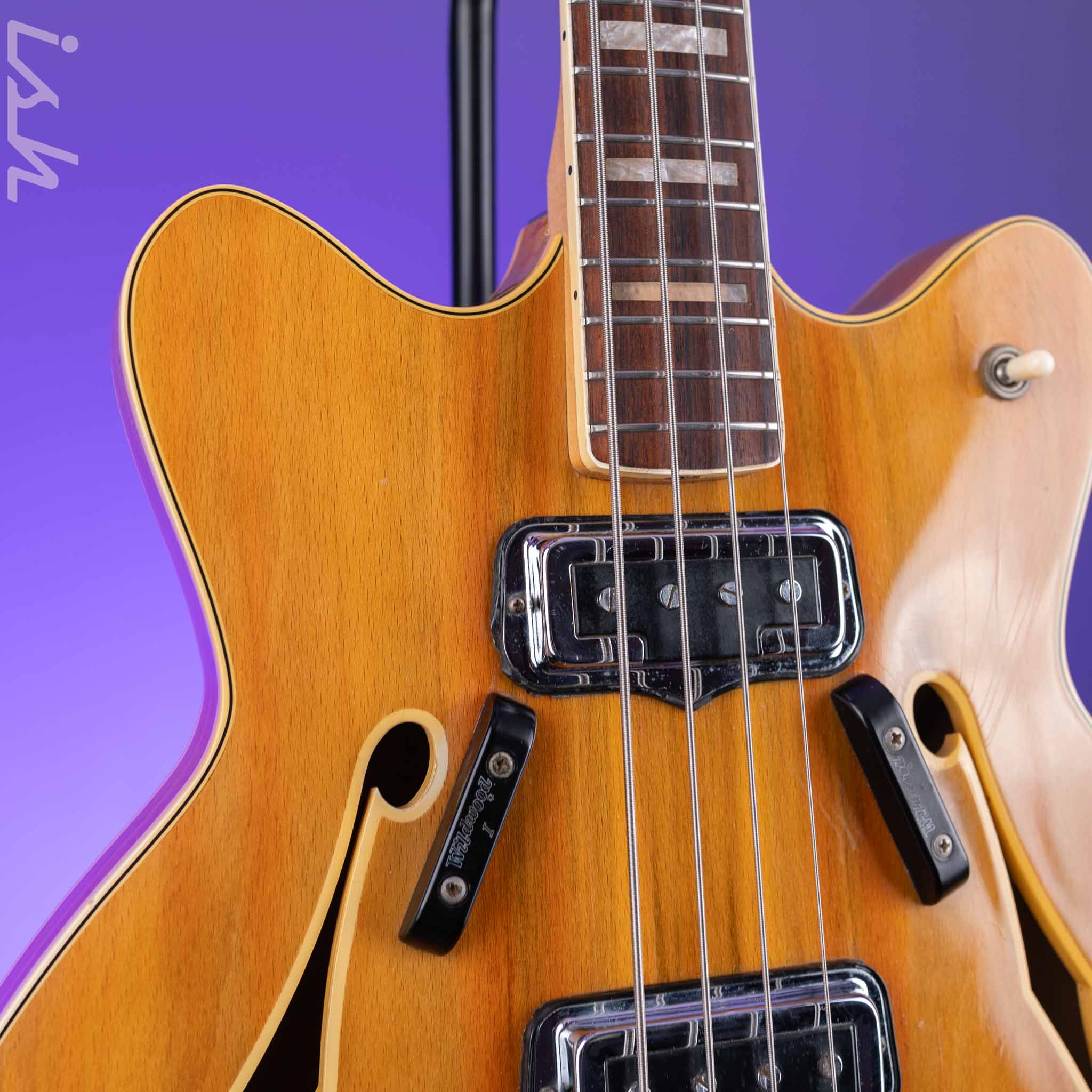 1968 Fender Coronado Bass II Wildwood Natural - Image 3