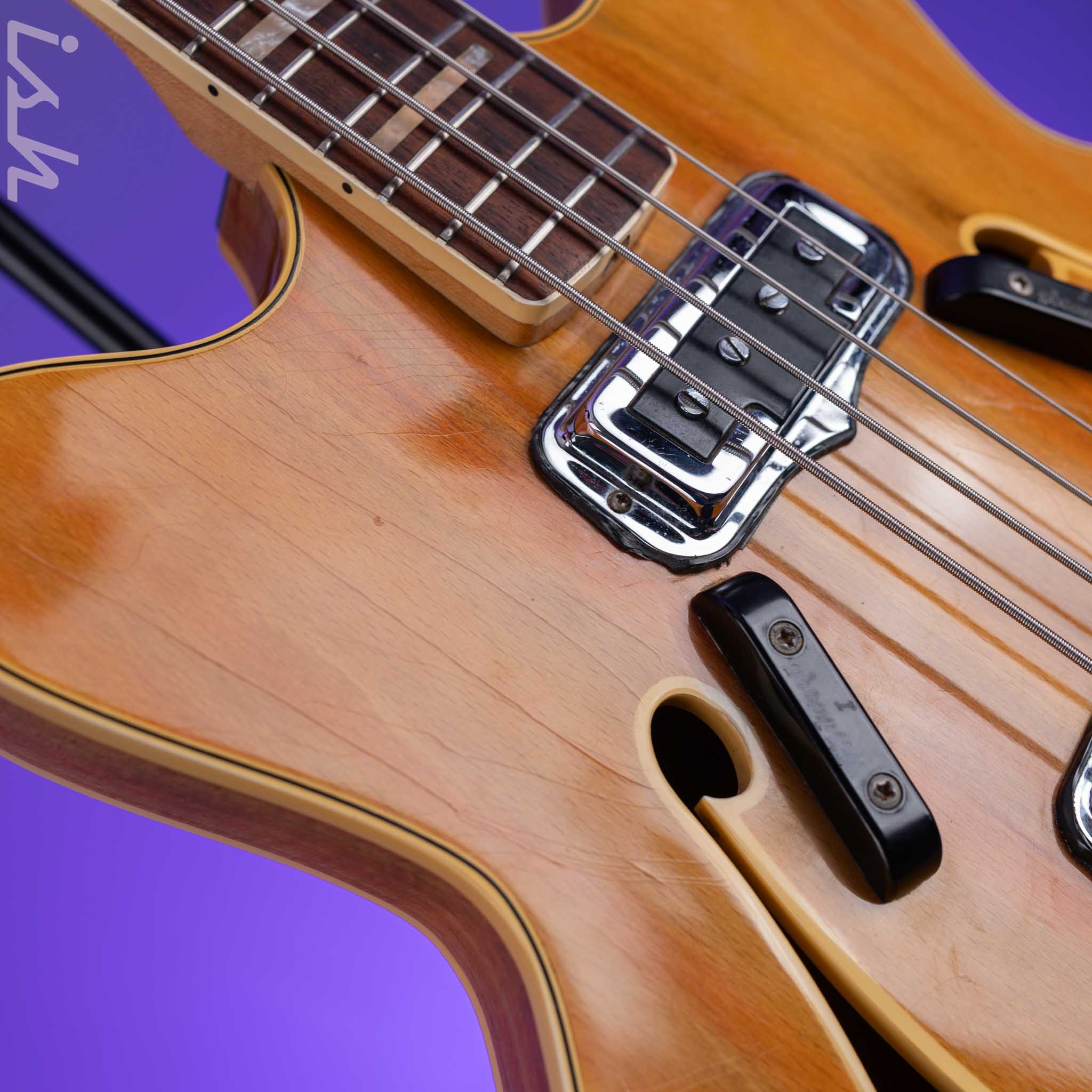 1968 Fender Coronado Bass II Wildwood Natural - Image 6