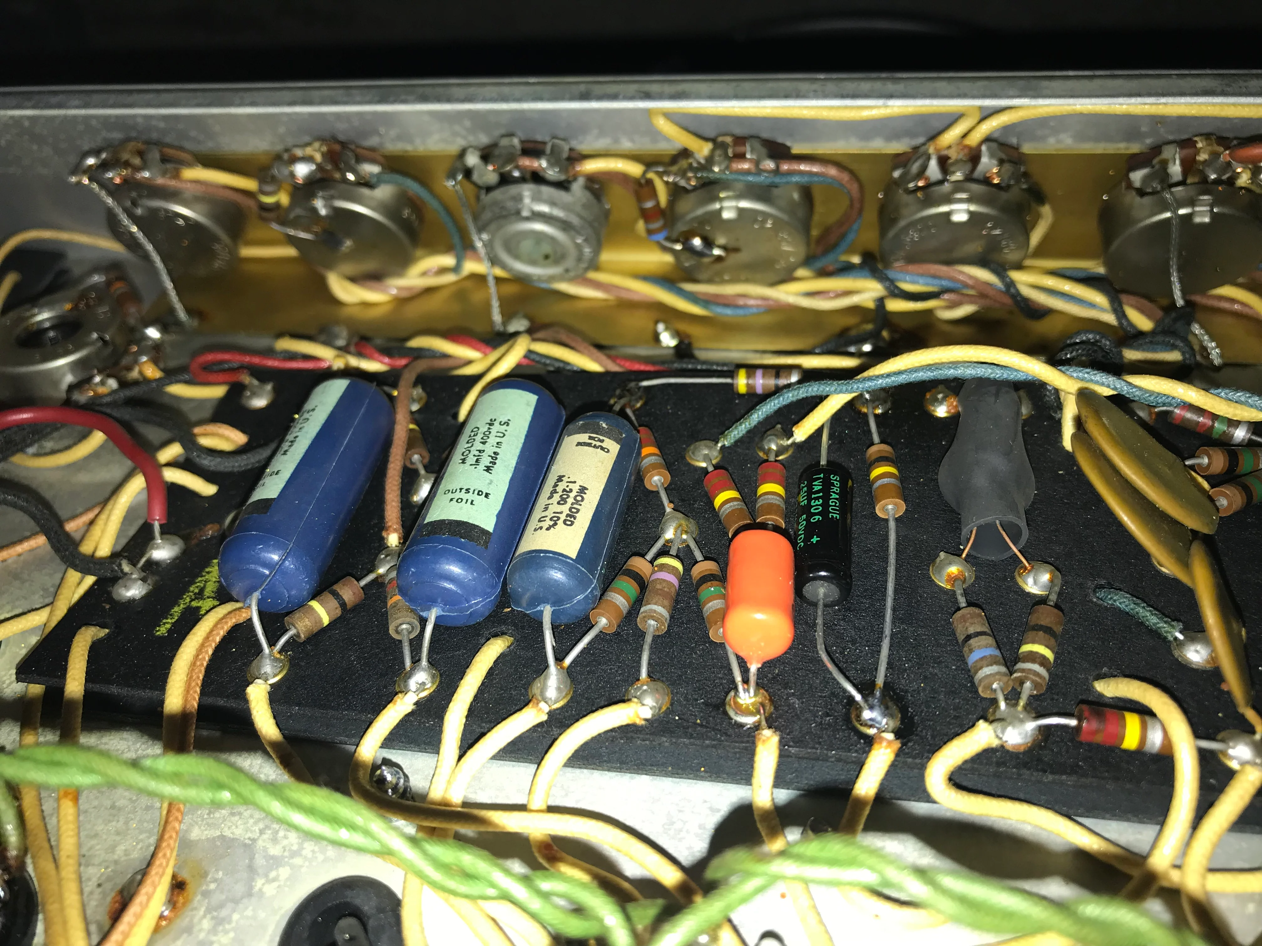 1968 Fender Deluxe Reverb "Drip Edge" w/ Footswitch - Image 17