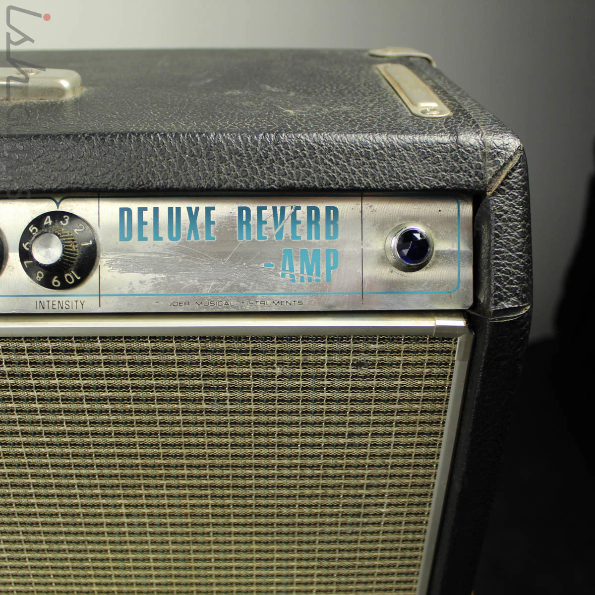 1968 Fender Deluxe Reverb "Drip Edge" w/ Footswitch - Image 3