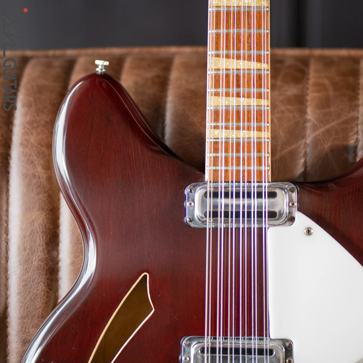 1968 Rickenbacker 360/12 Burgundyglo RARE Roger McGuinn Signed - Image 3