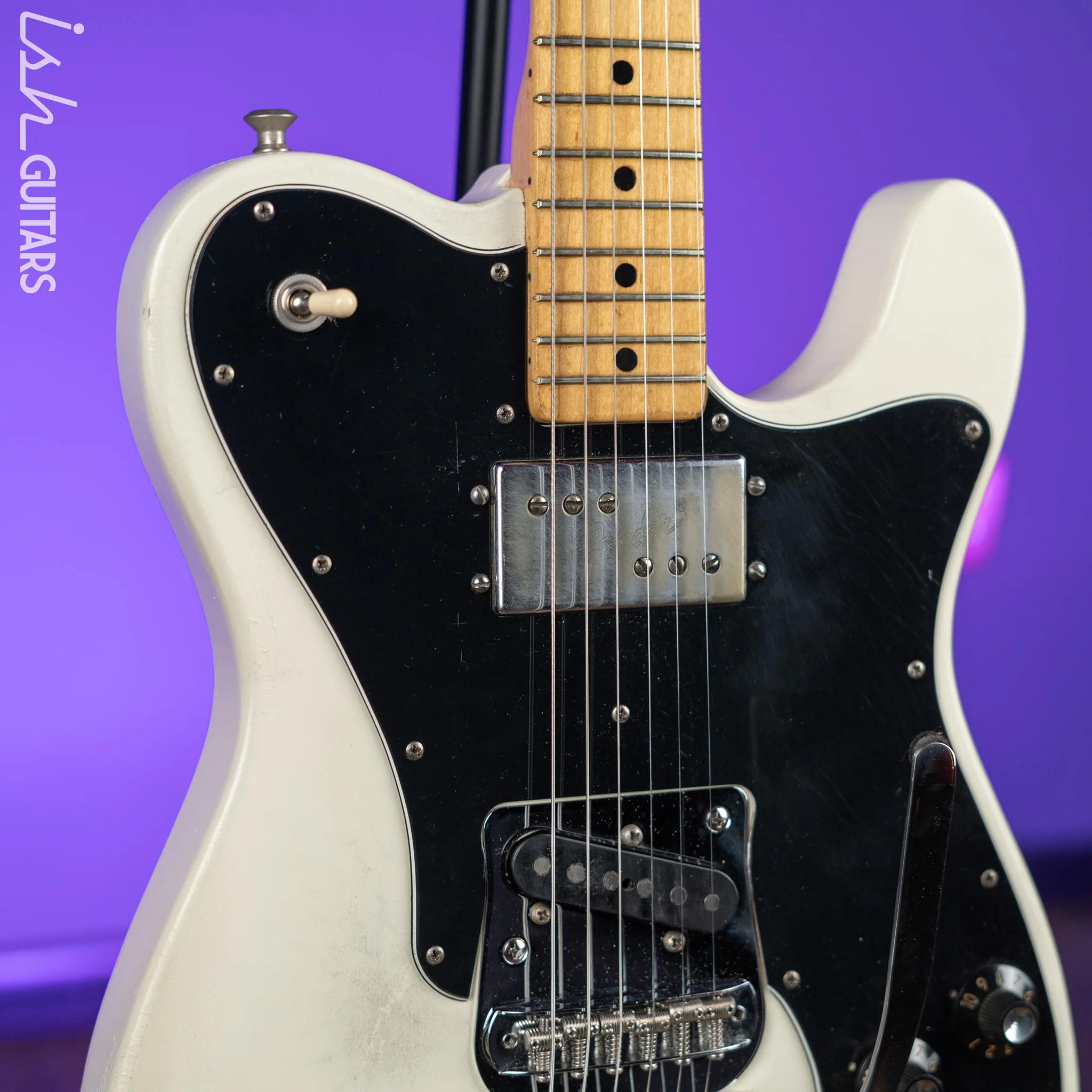 1970s Fender Telecaster Custom w/ Bigsby White Refin - Image 3