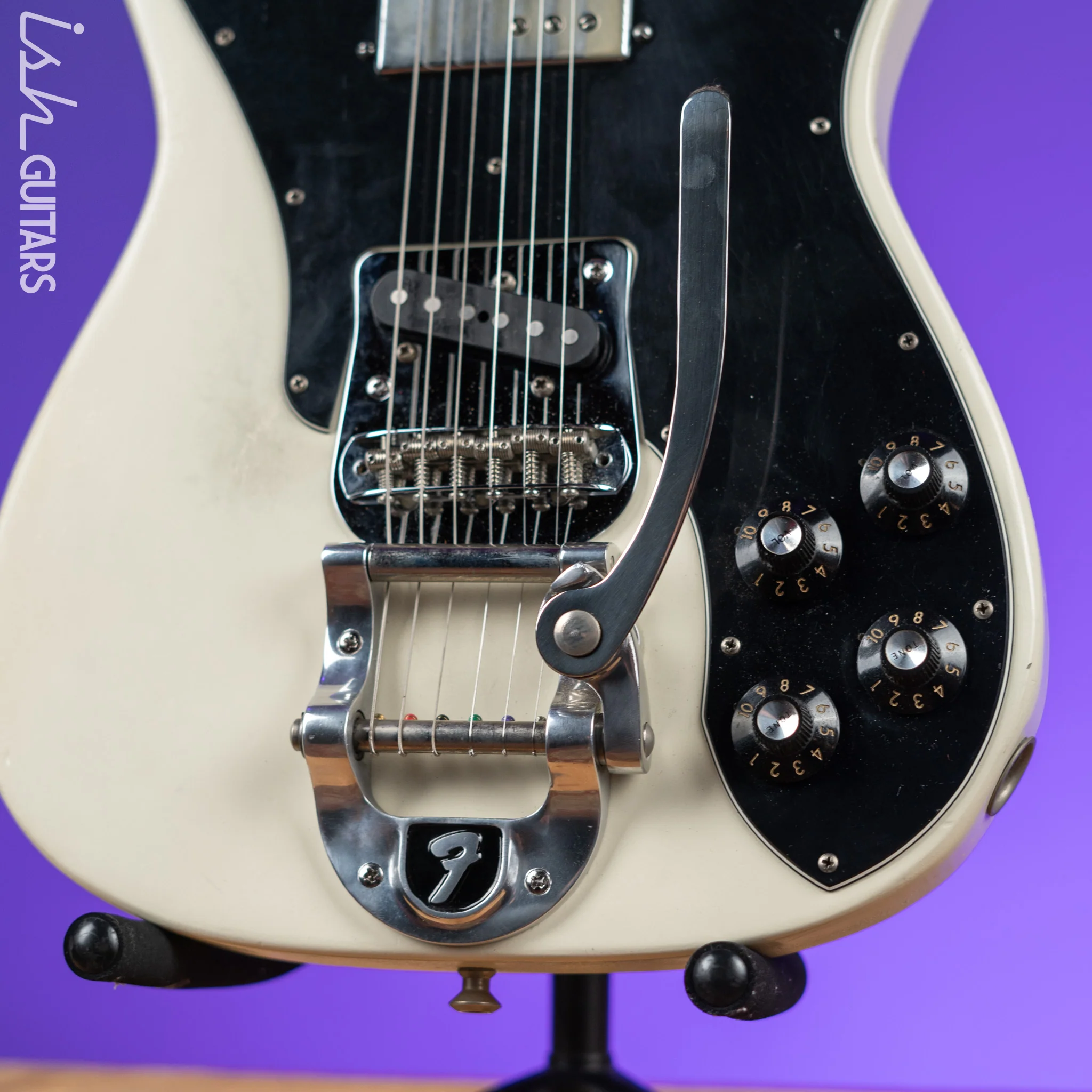 1970s Fender Telecaster Custom w/ Bigsby White Refin - Image 4