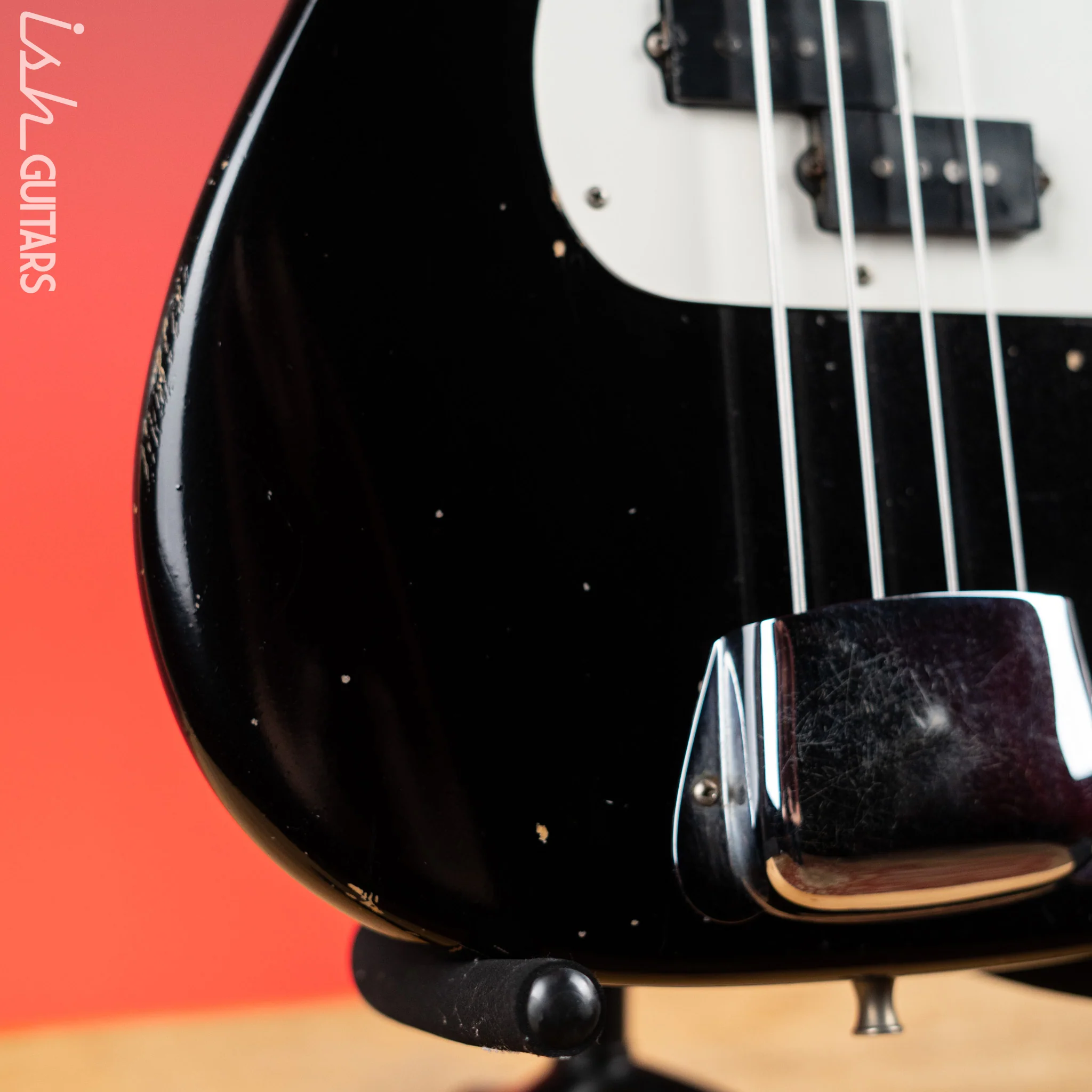 1972 Fender Fretless Precision Bass Black - Image 6