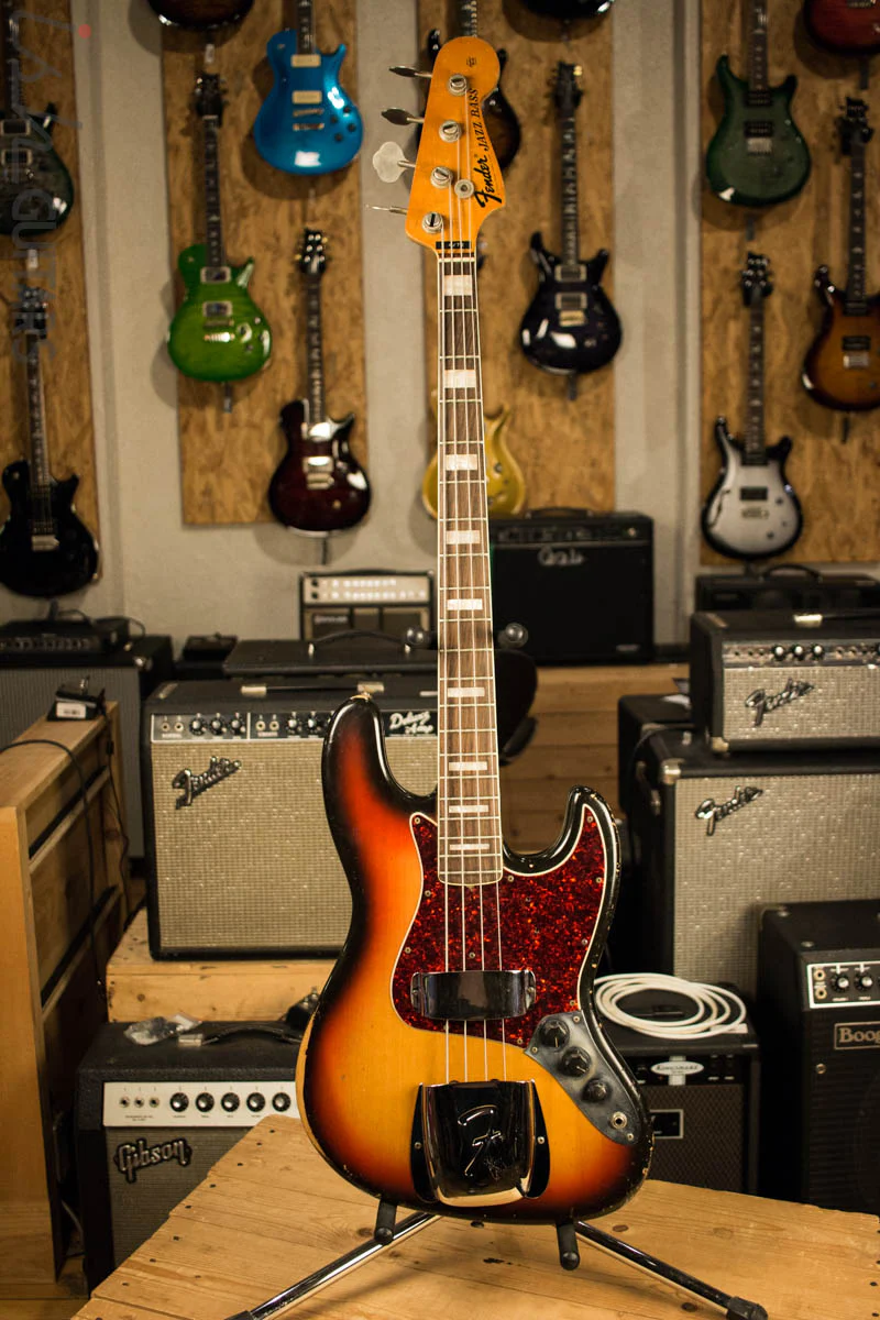 1972 Fender Jazz Bass Sunburst - Image 2