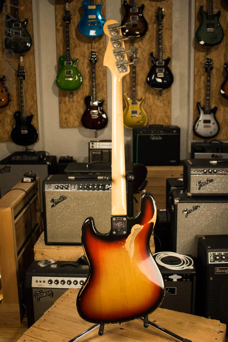 1972 Fender Jazz Bass Sunburst - Image 8