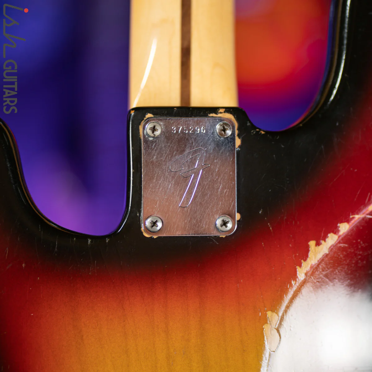 1973-74 Fender Precision Bass Sunburst w/ New Fender USA Neck - Image 17