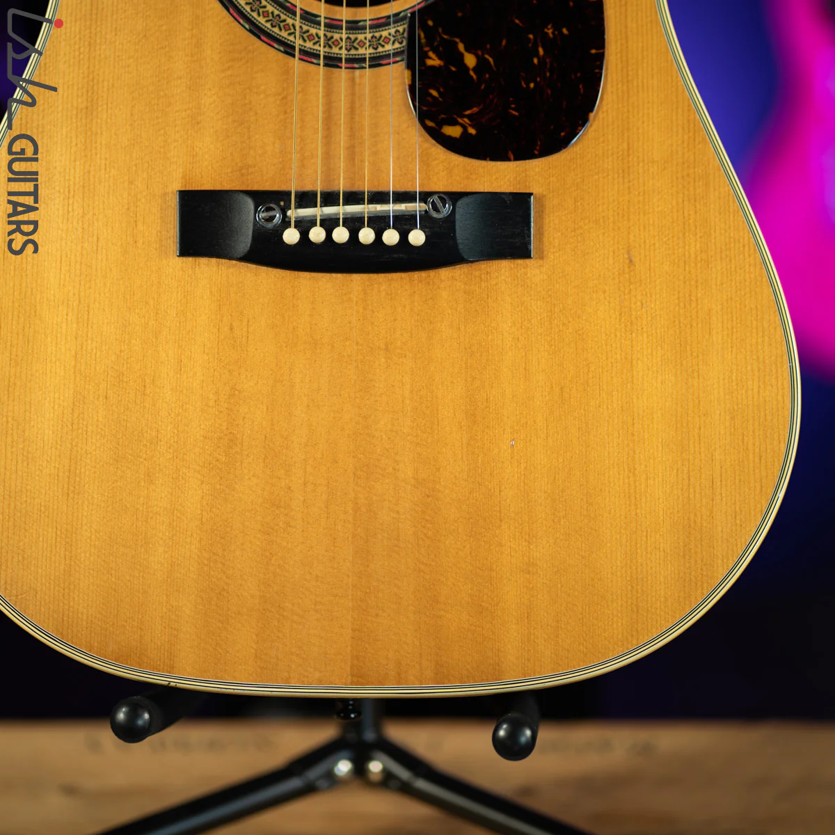 1974 Alvarez 5043 Acoustic Guitar Natural - Image 4