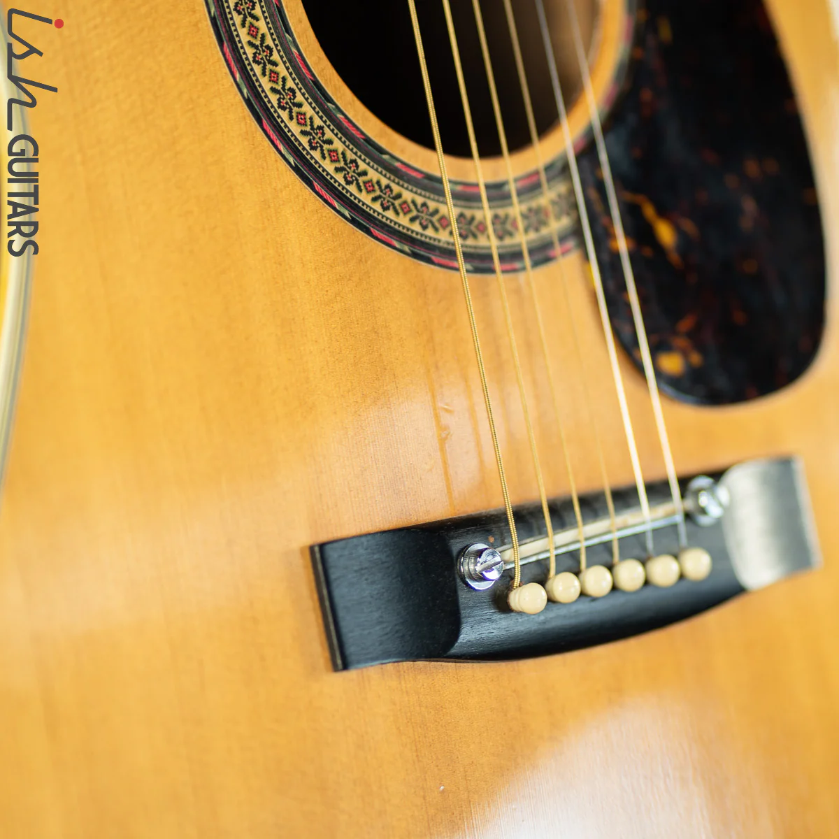 1974 Alvarez 5043 Acoustic Guitar Natural - Image 9