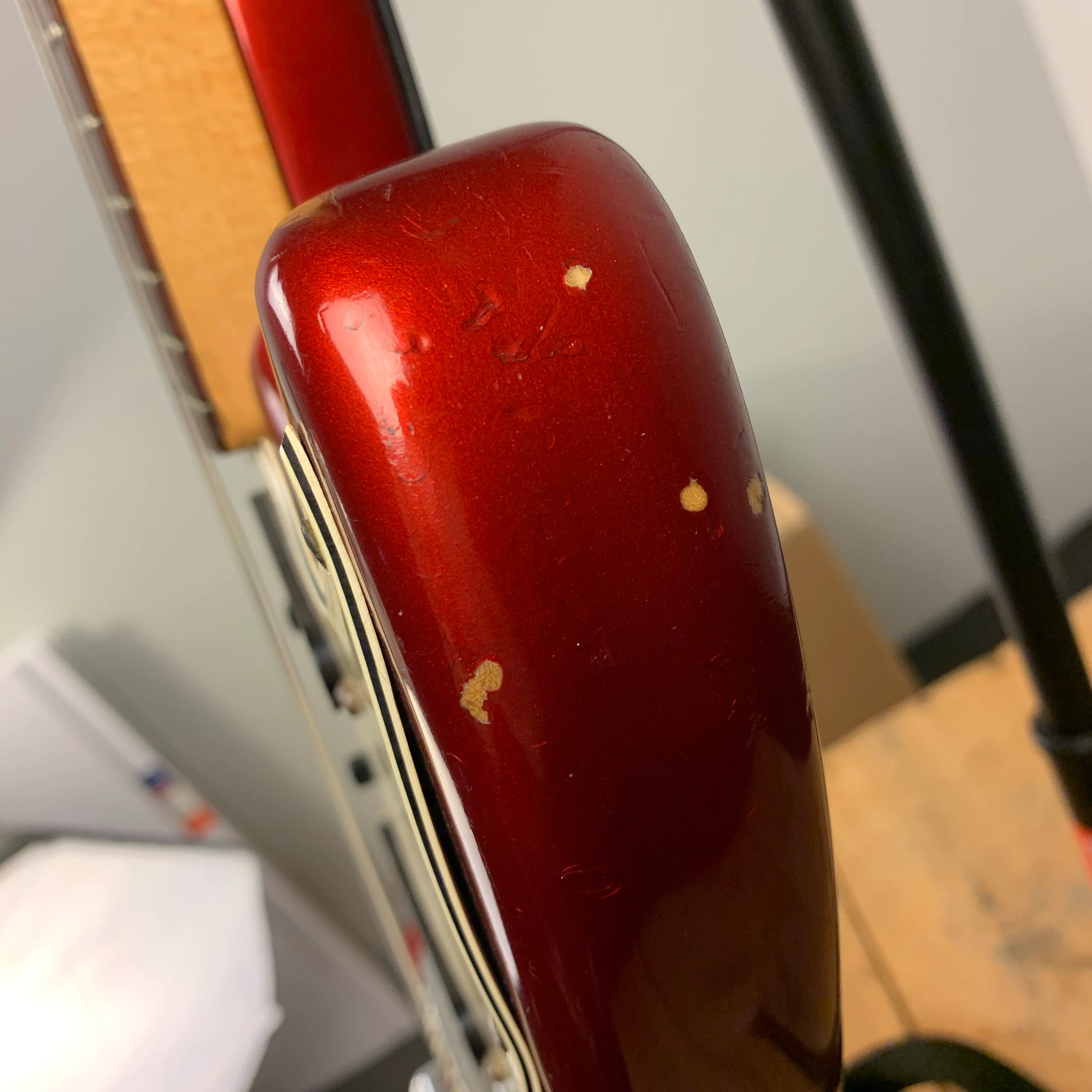1973 1974 Fender Mustang Red with Competition Racing Stripes (DEMO VIDEO) - Image 12
